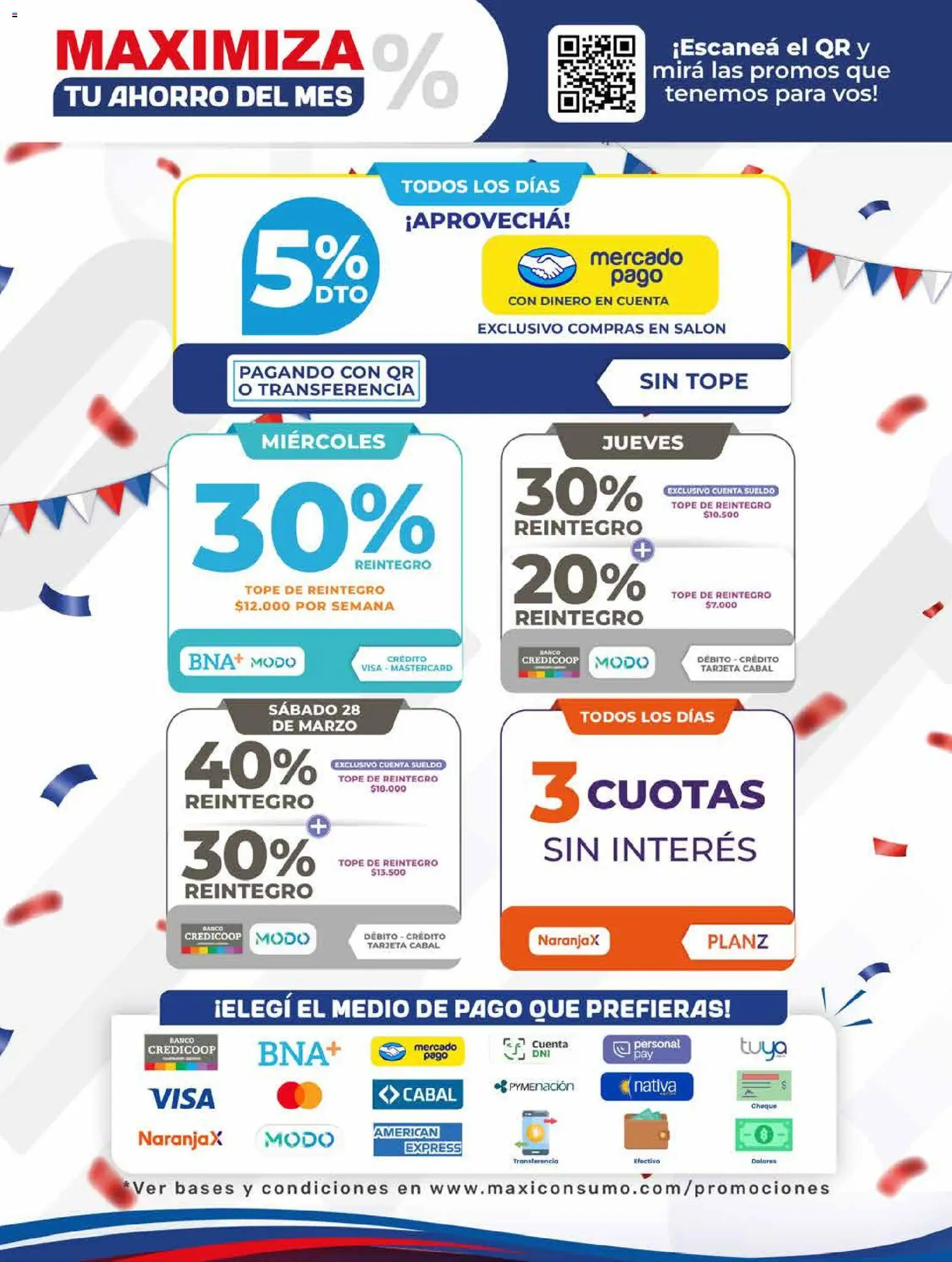 Vista previa del folleto de la tienda Maxiconsumo válido desde el 03/08/2026 