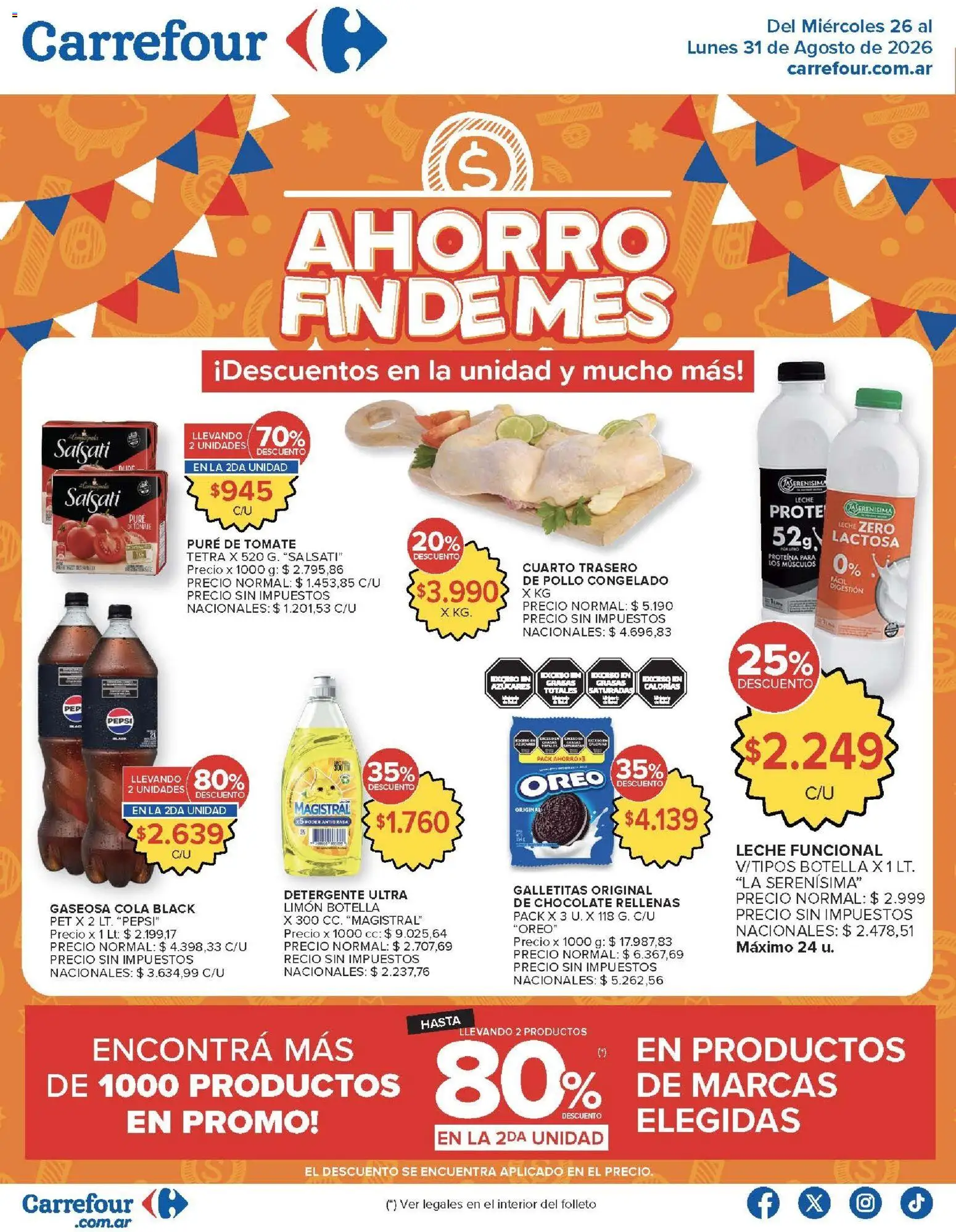 Vista previa del folleto de la tienda Carrefour válido desde el 26/08/2026 