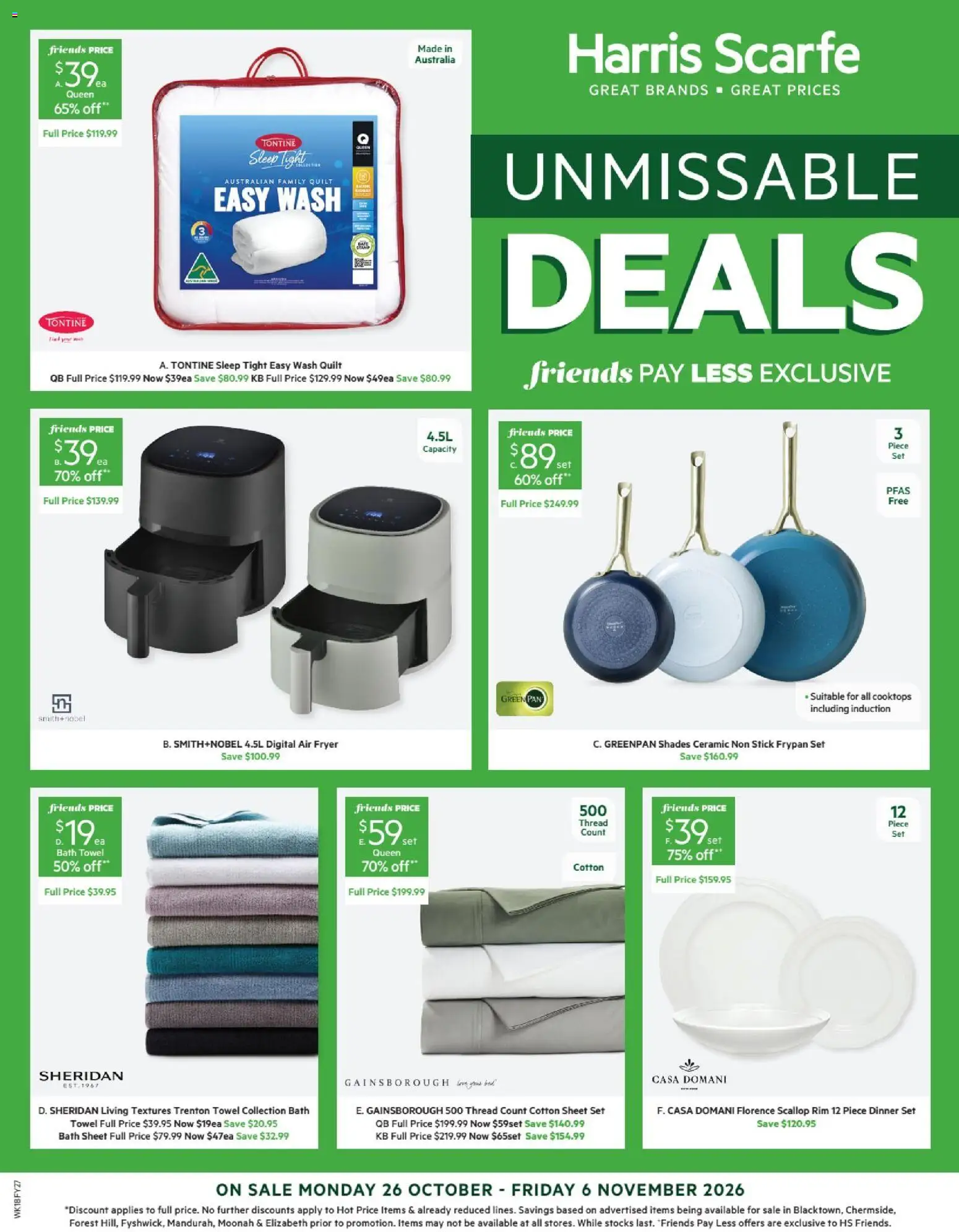 Preview of catalogue Harris Scarfe catalogue from shop Harris Scarfe valid 26/10/2026