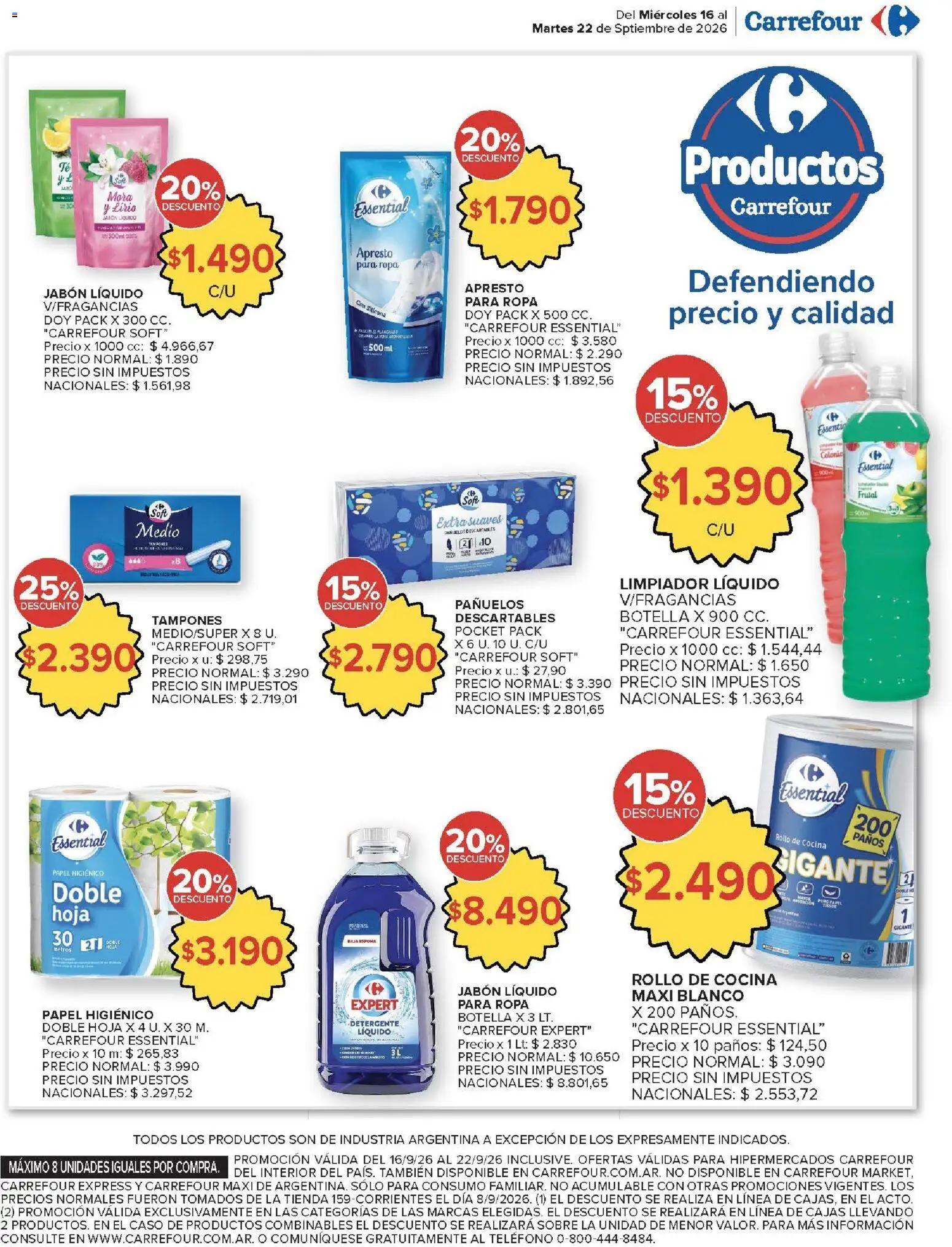 Vista previa del folleto de la tienda Carrefour válido desde el 16/09/2026 