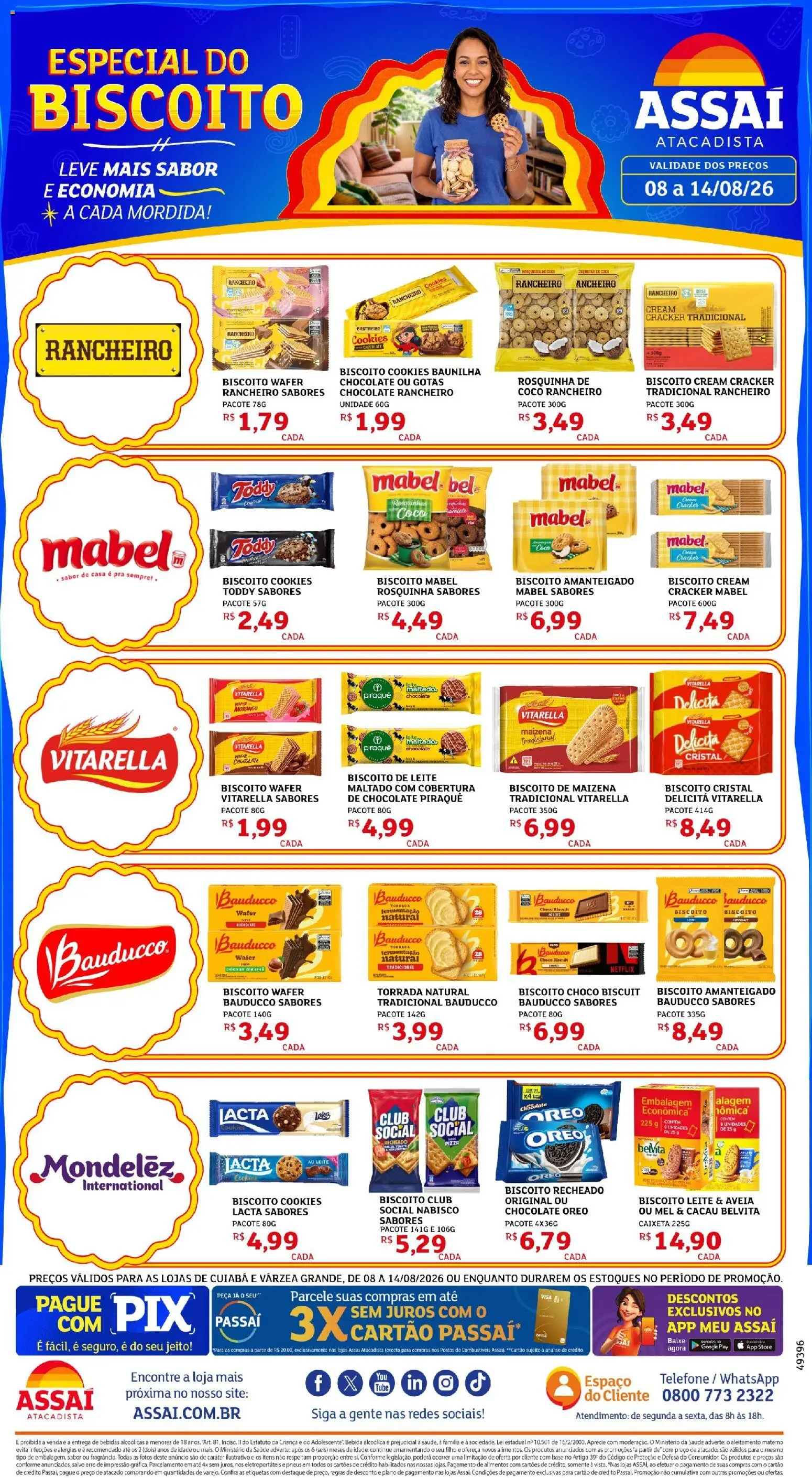 Pré-Visualização do folheto "Assaí Atacadista ofertas - MT" da loja Assaí Atacadista válido a partir de 08/08/2026