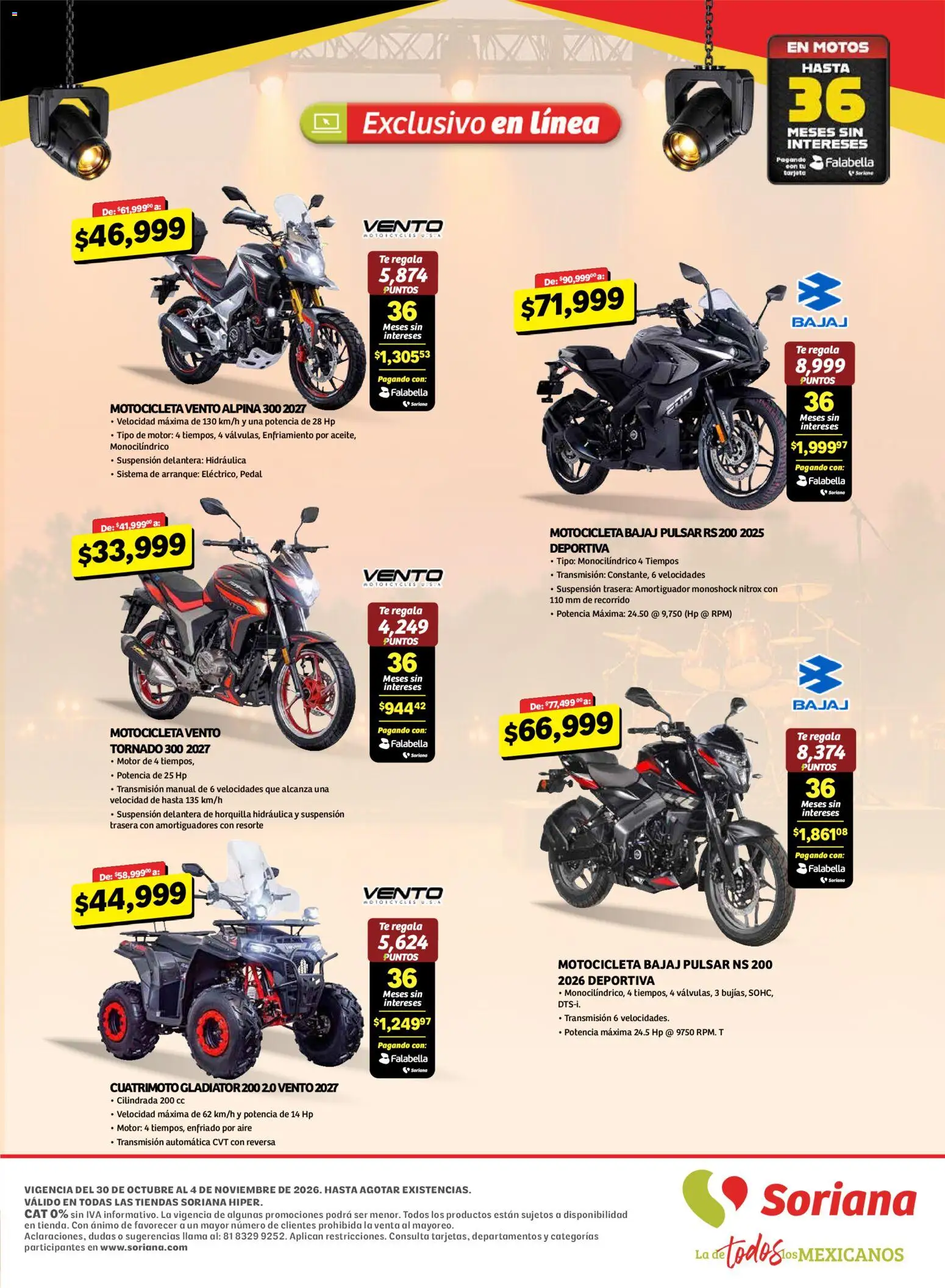 Vista previa las ofertas de la tienda Soriana - Soriana Buen Fest desde el 30/10/2026 