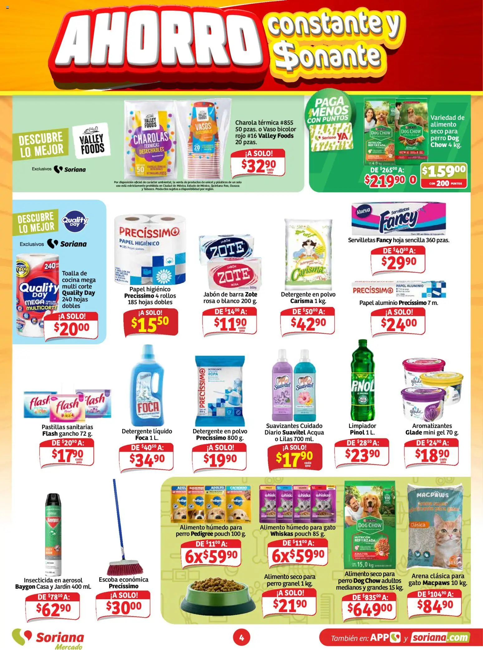 Vista previa las ofertas de la tienda Soriana - Soriana folleto Ahorro constante y sonante desde el 09/10/2026 
