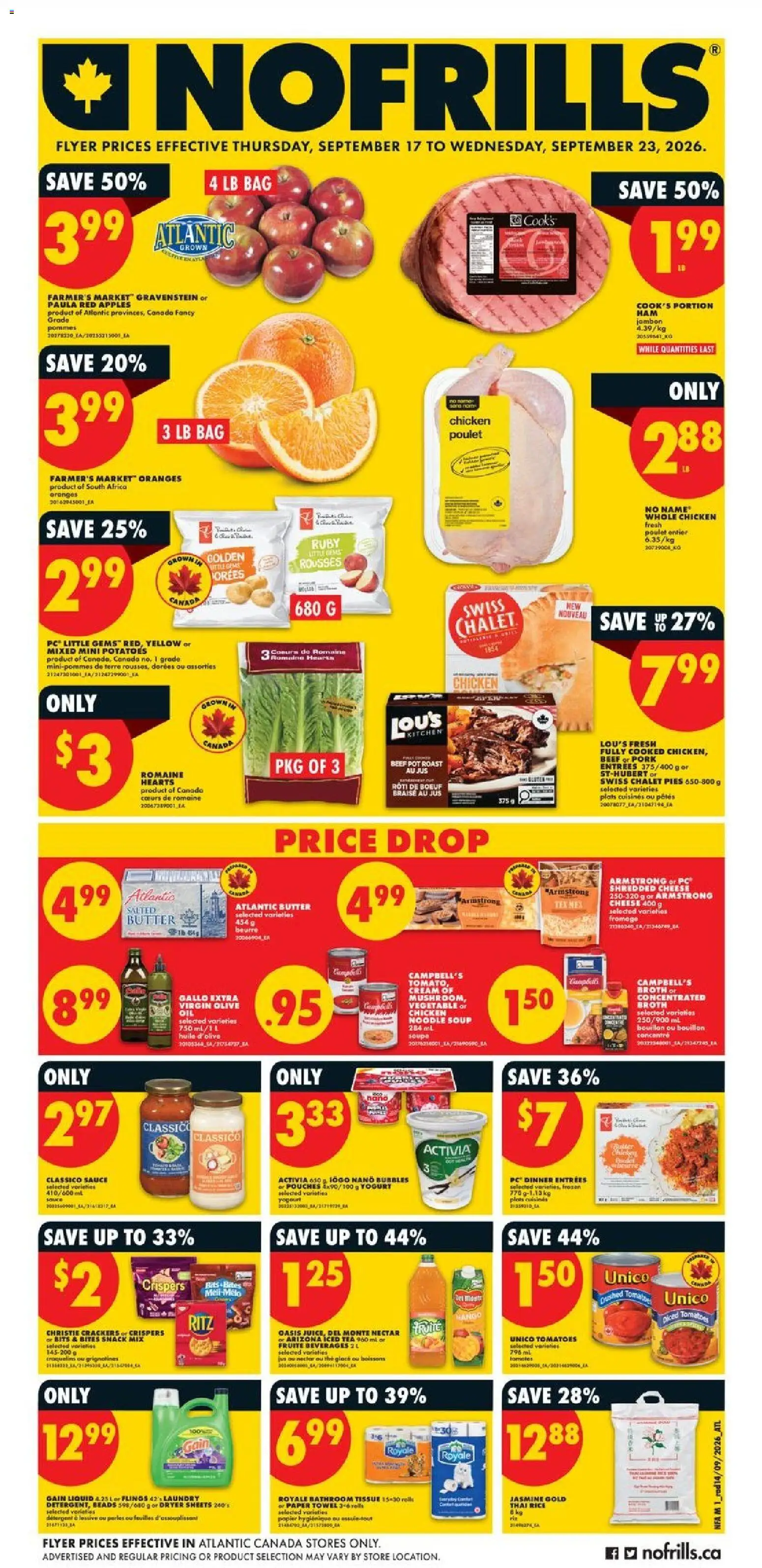 Preview of leaflet No Frills weekly flyer - NS from shop No Frills is valid from Sep 17, 2026