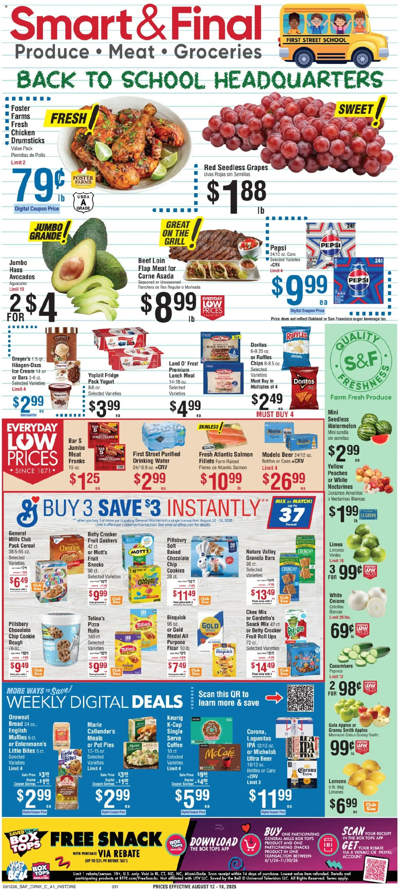 Ad Preview of Smart & Final Smart & Final Weekly Ad from 08/12/2026