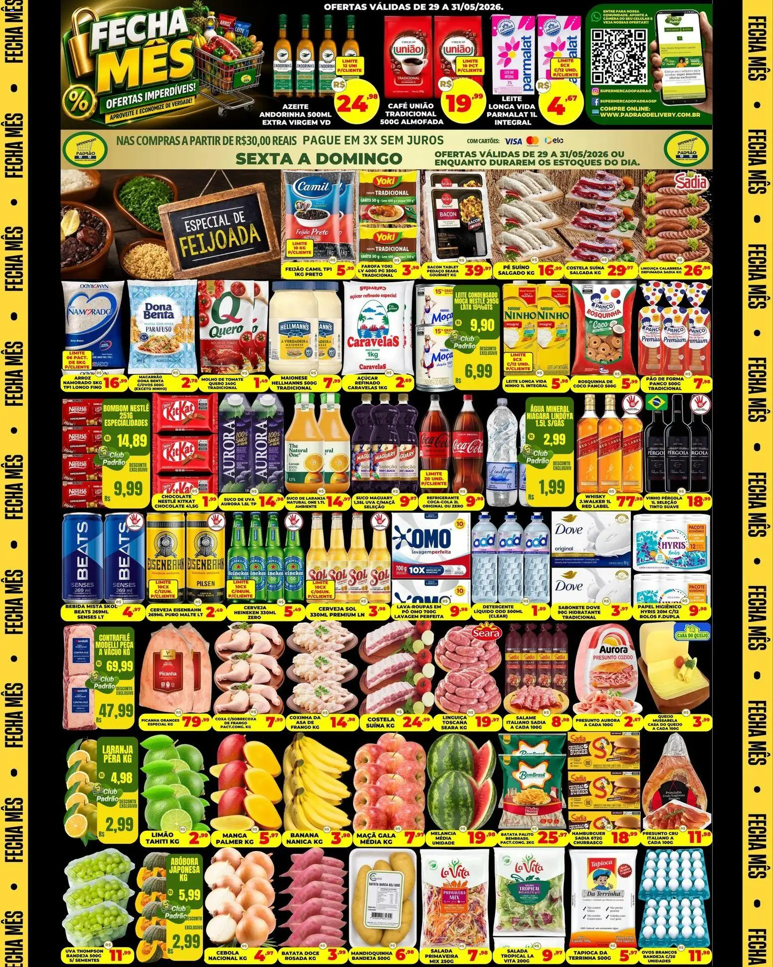 Pré-Visualização do folheto "Supermercado Padrão - Ofertas da semana" da loja Supermercado Padrão válido a partir de 29/05/2026