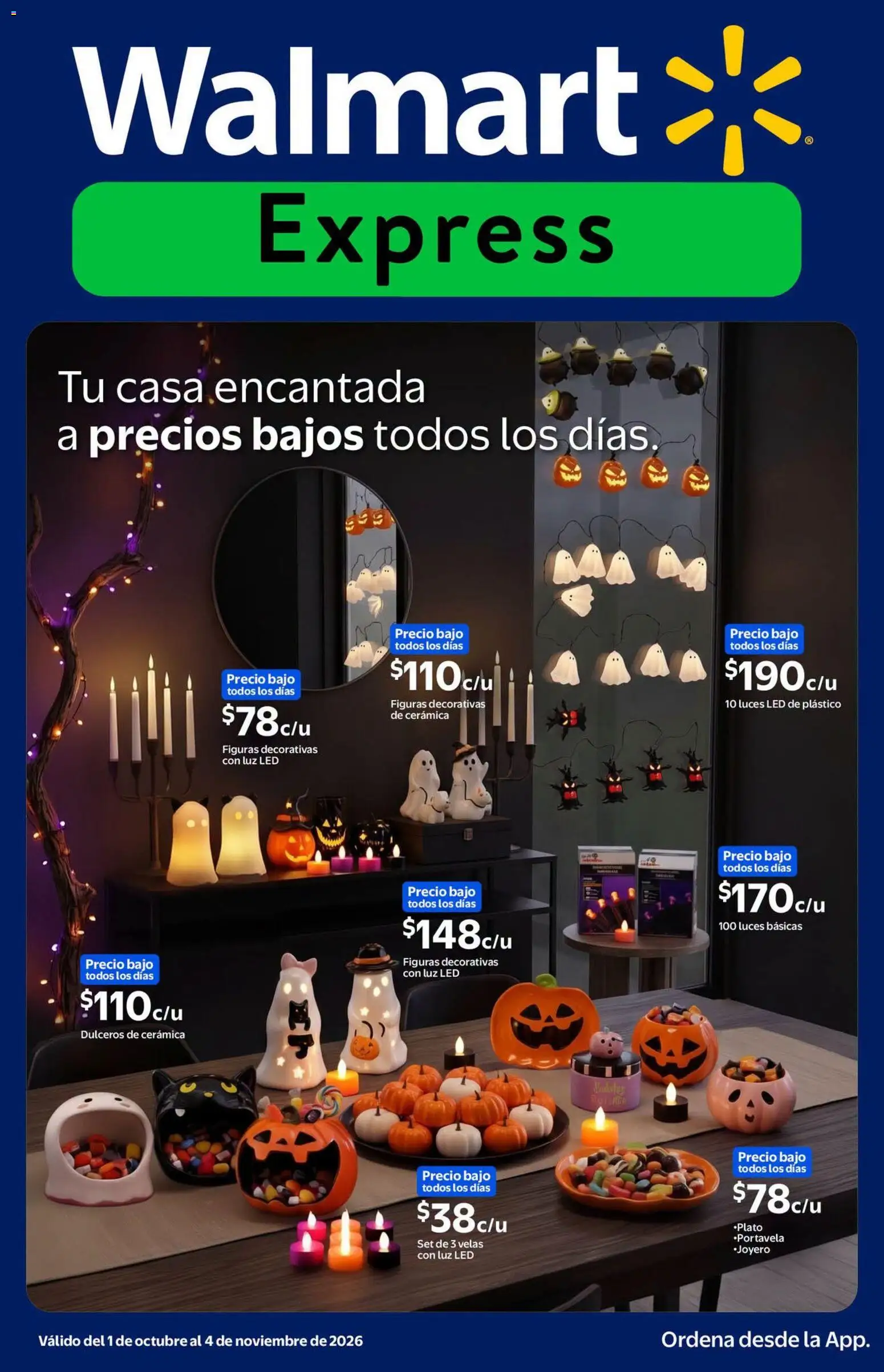 Vista previa las ofertas de la tienda Walmart Express - Walmart Express folleto Halloween desde el 01/10/2026 