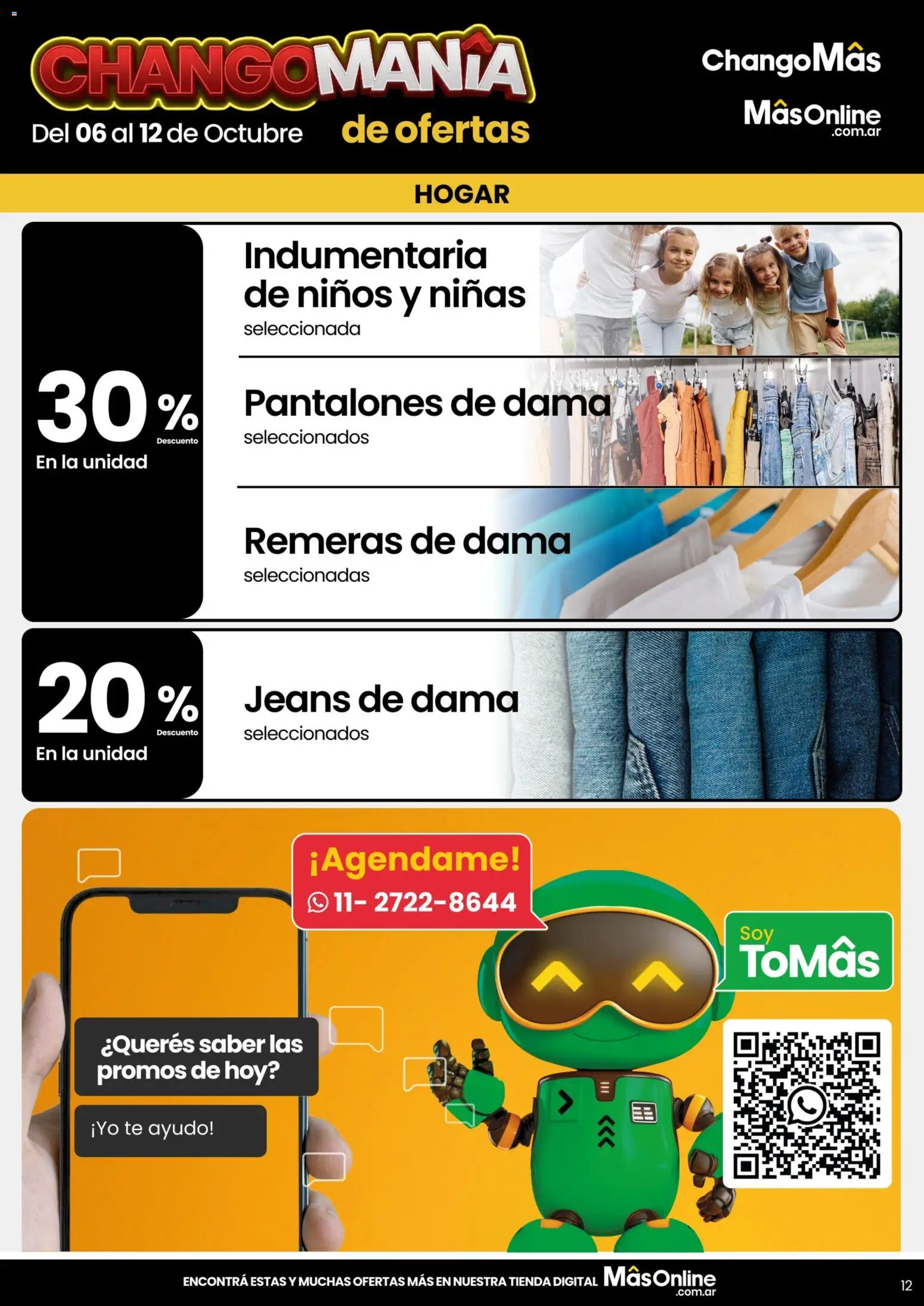 Vista previa del folleto de la tienda Changomas válido desde el 06/10/2026 