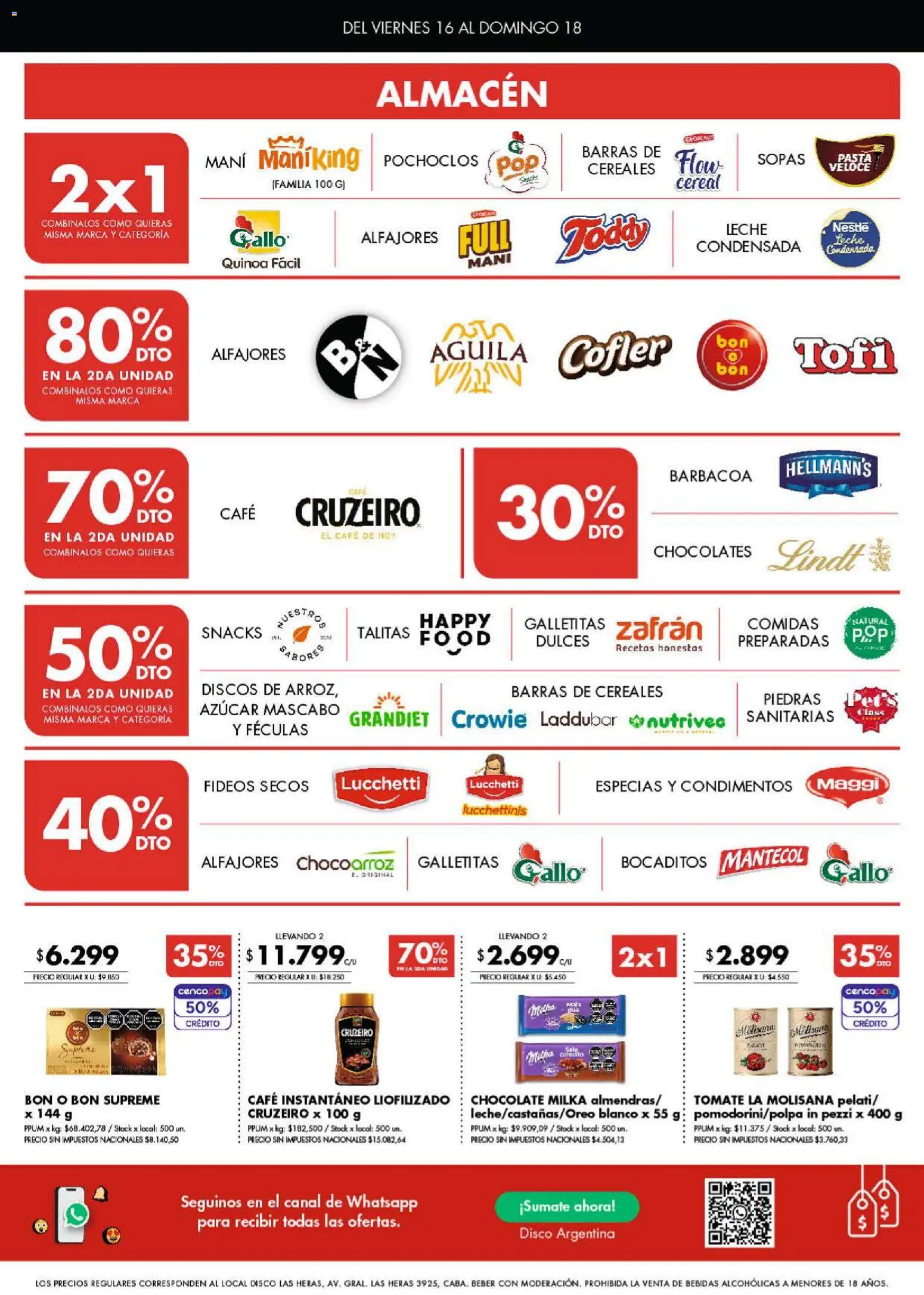 Vista previa del folleto de la tienda Disco válido desde el 16/10/2026 