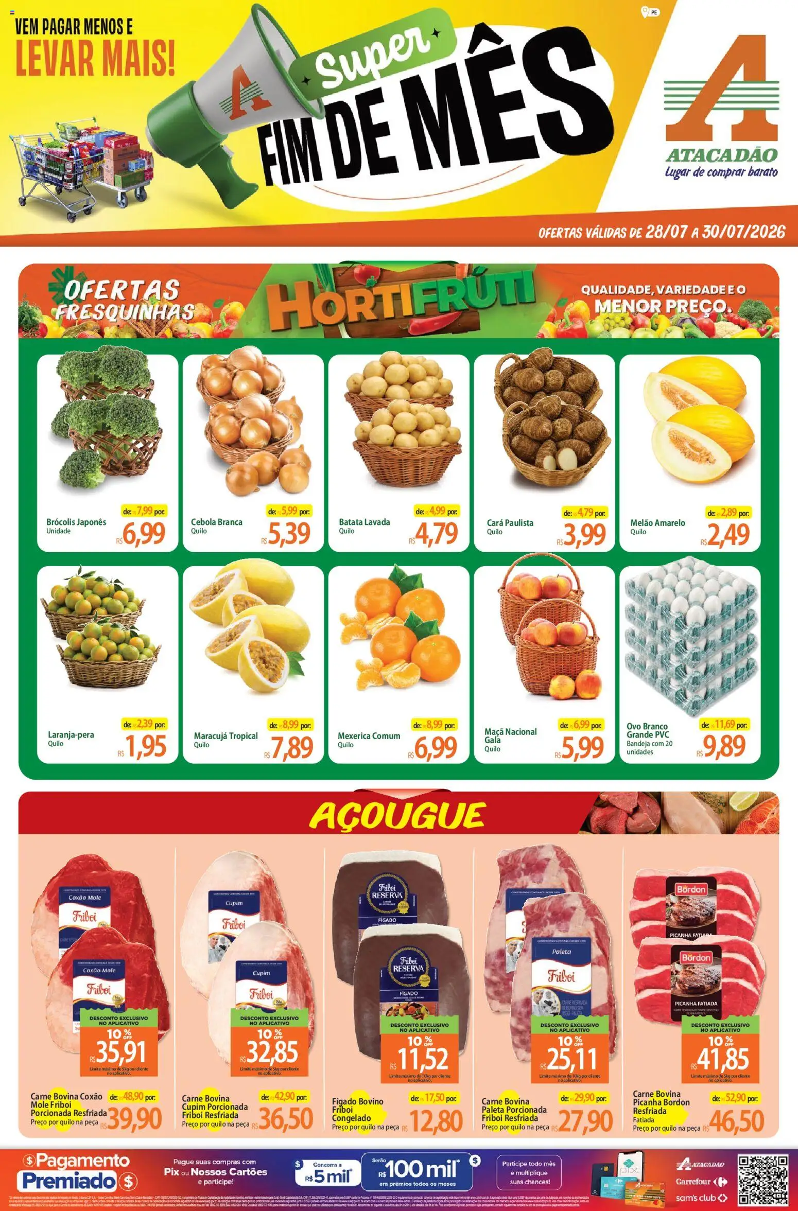 Pré-Visualização do folheto "Atacadão ofertas - PE" da loja Atacadão válido a partir de 28/07/2026