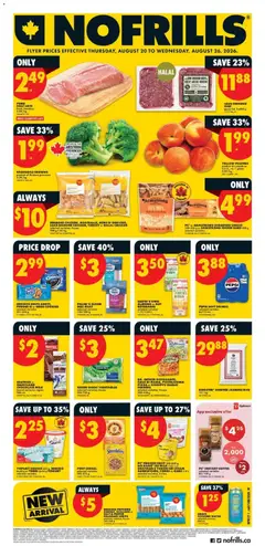 Preview of leaflet No Frills weekly flyer - AB from shop No Frills is valid from Aug 20, 2026