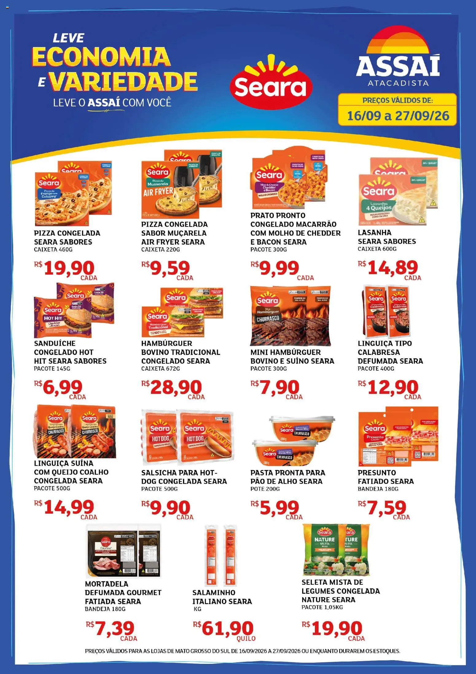 Pré-Visualização do folheto "Assaí Atacadista ofertas - MS" da loja Assaí Atacadista válido a partir de 16/09/2026