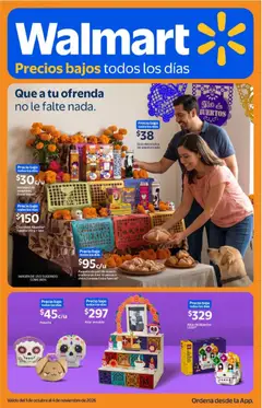 Vista previa las ofertas de la tienda Walmart - Walmart folleto Que a tu ofrenda no le falte nada desde el 01/10/2026 
