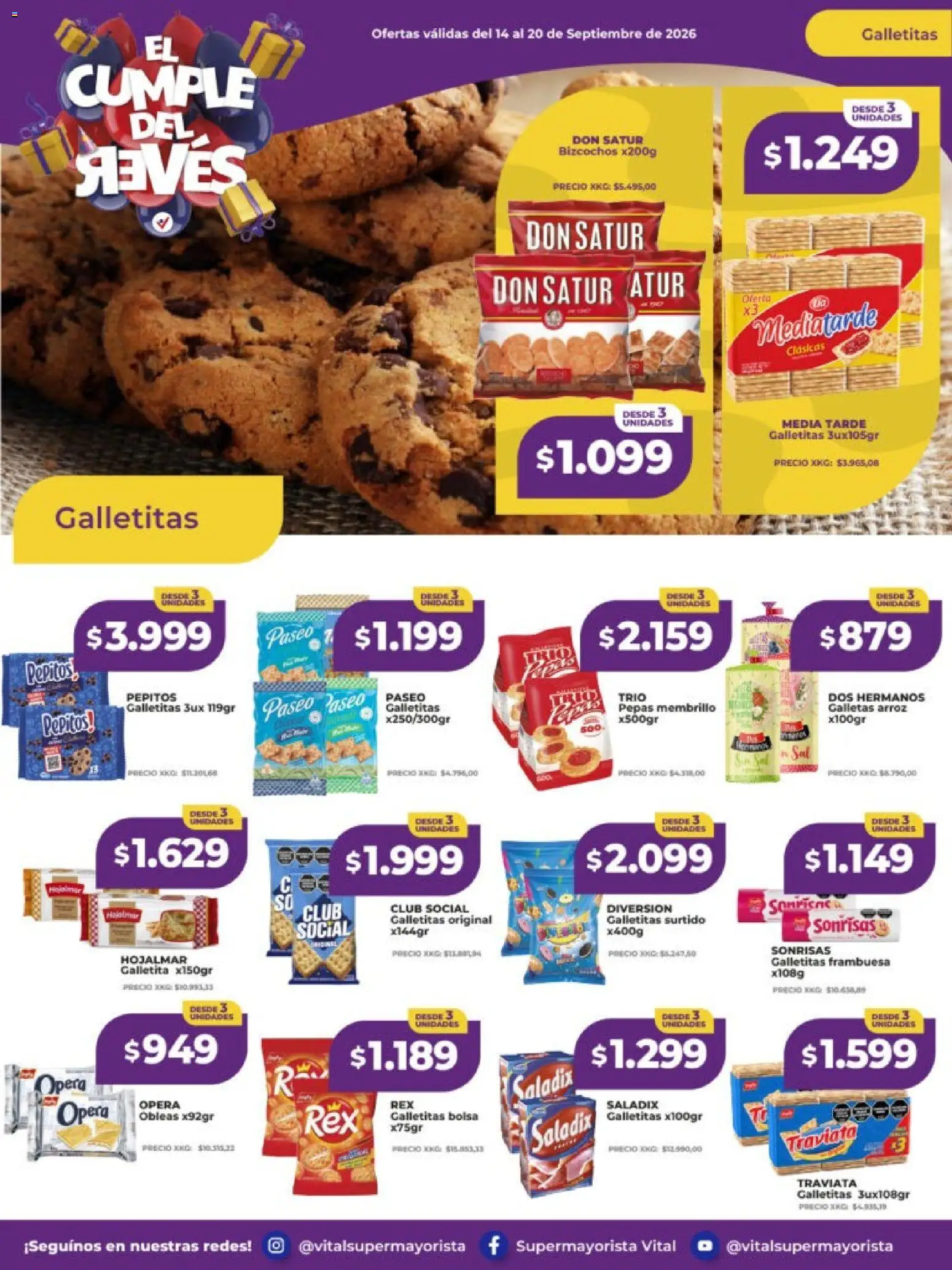 Vista previa del folleto de la tienda Vital válido desde el 14/09/2026 