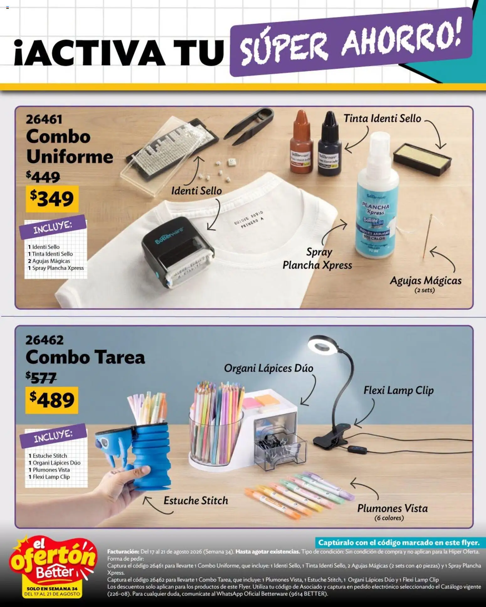 Vista previa las ofertas de la tienda Betterware - Betterware catálogo El Ofertón desde el 17/08/2026 