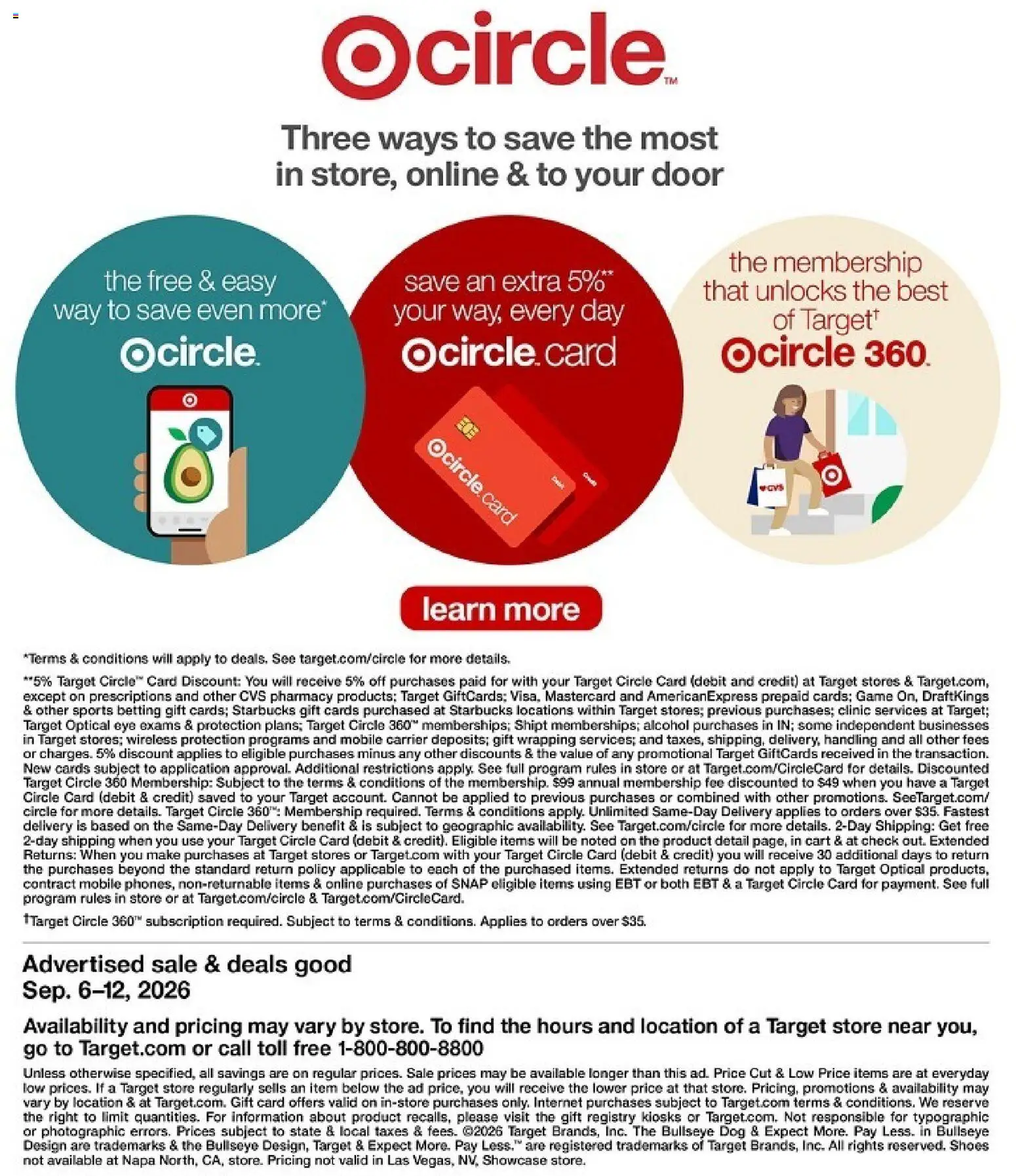 Vista previa las ofertas de la tienda Target - Target folleto desde el 06/09/2026 