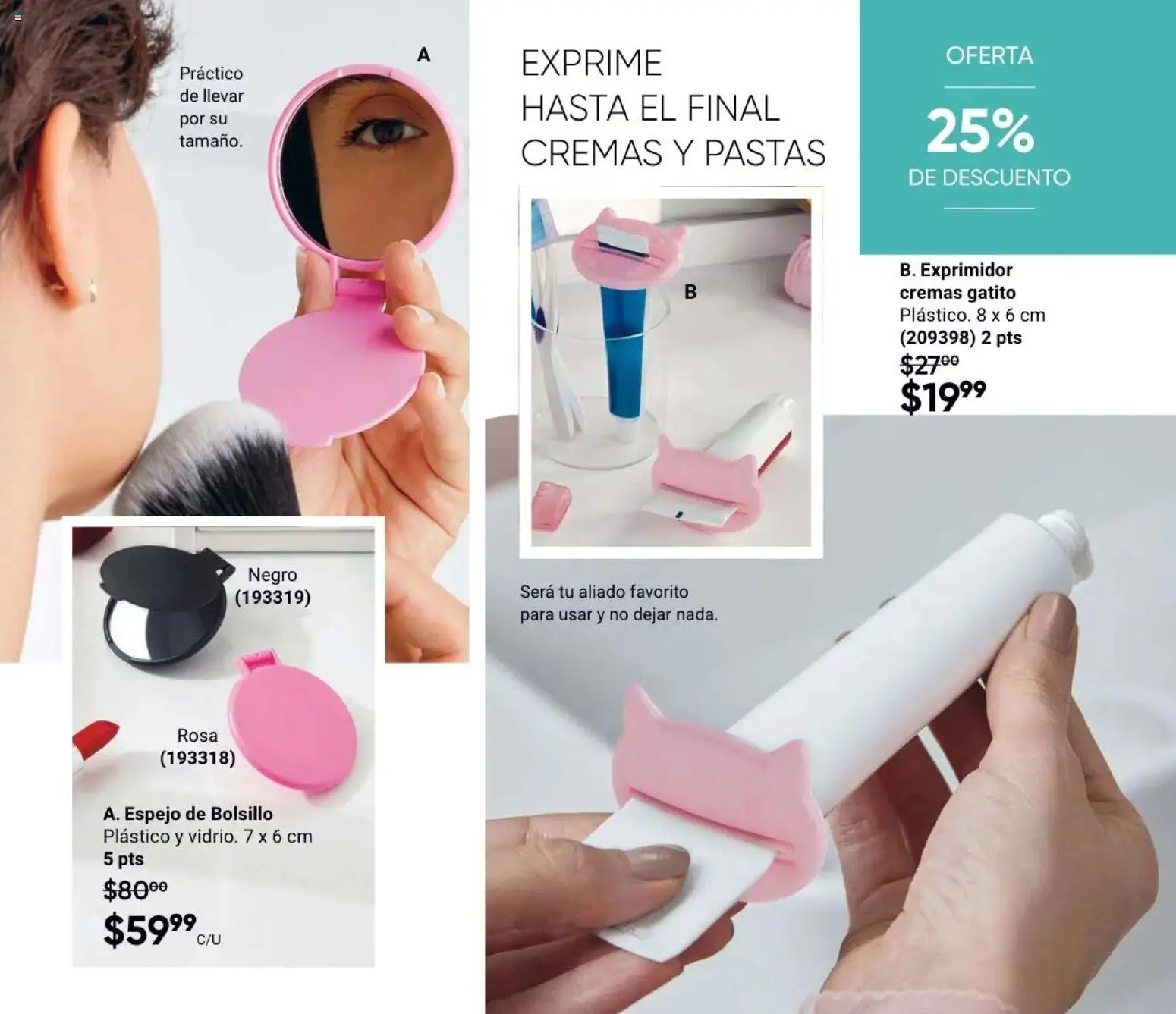 Vista previa las ofertas de la tienda AVON - Casa & Estilo 4 2026 desde el 20/02/2026 - Espejo, Exprimidor