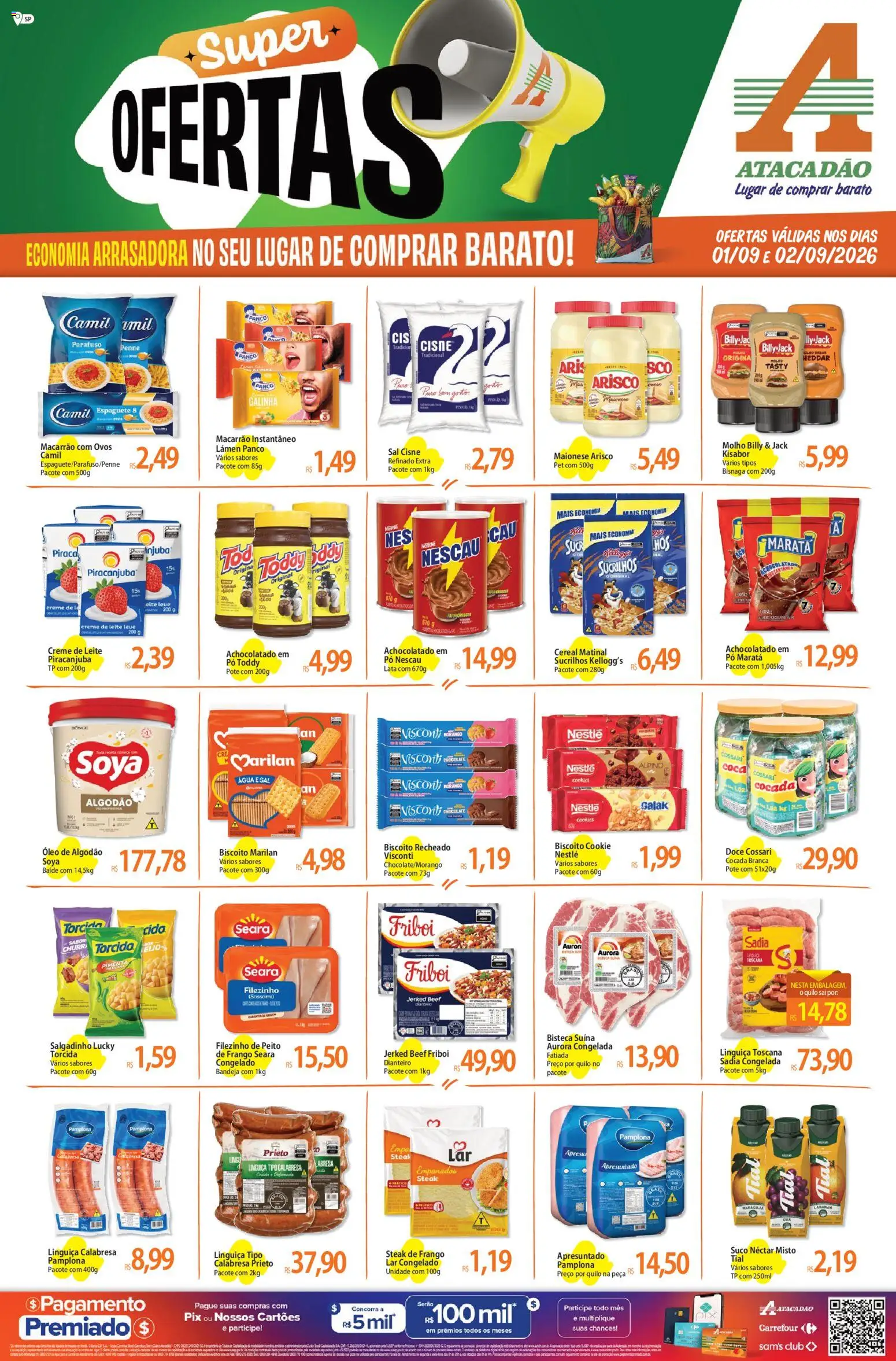 Pré-Visualização do folheto "Atacadão ofertas - SP" da loja Atacadão válido a partir de 01/09/2026