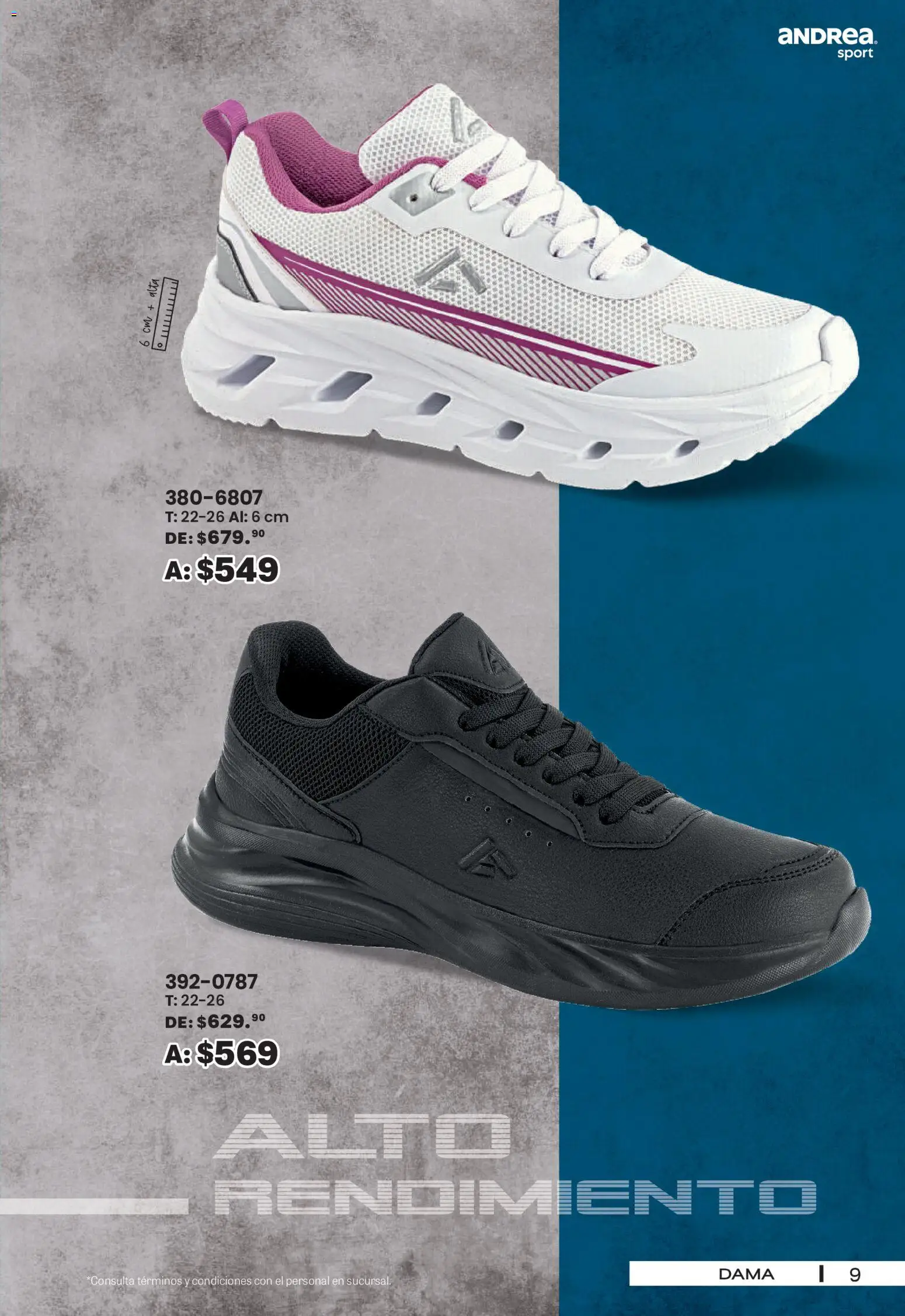 Vista previa las ofertas de la tienda Andrea - Andrea catálogo Sport desde el 30/08/2026 