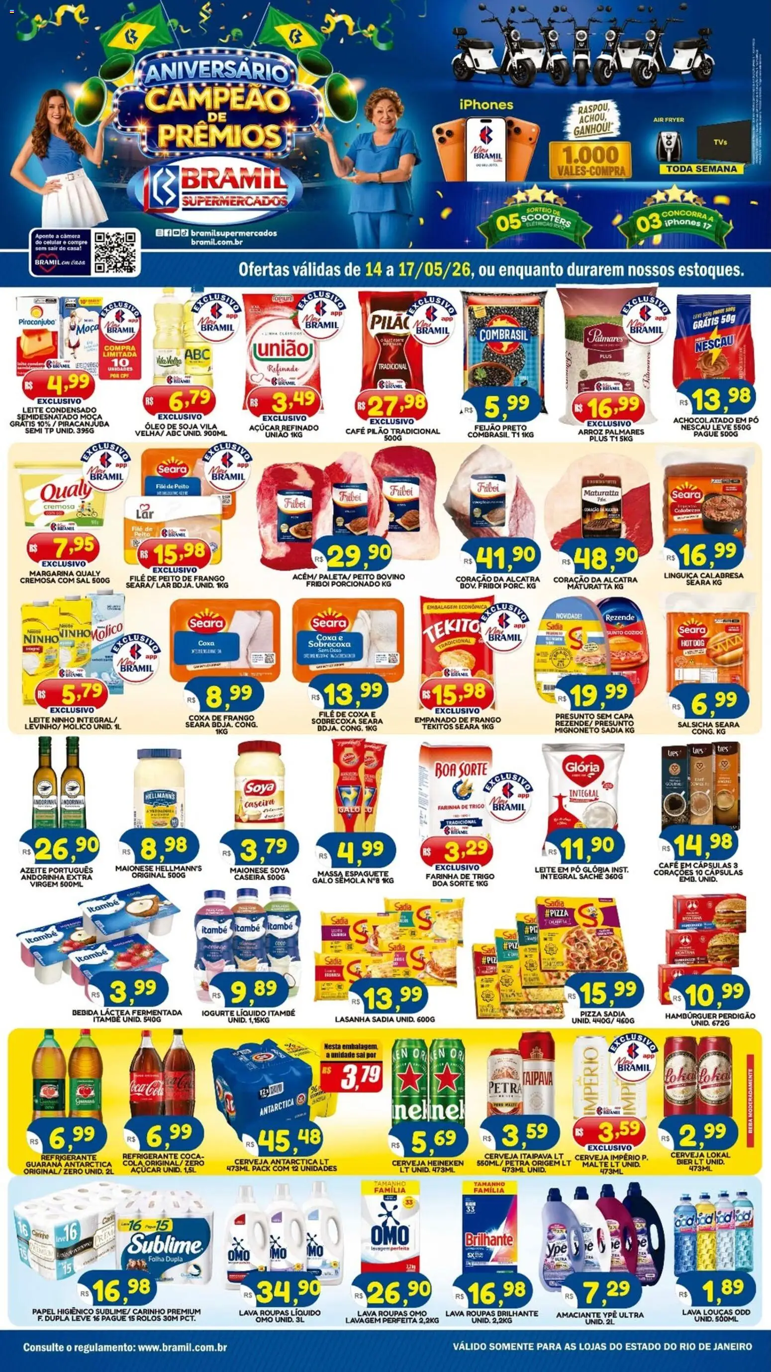 Pré-Visualização do folheto "Bramil Supermercados - Ofertas da semana" da loja Bramil Supermercados válido a partir de 14/05/2026