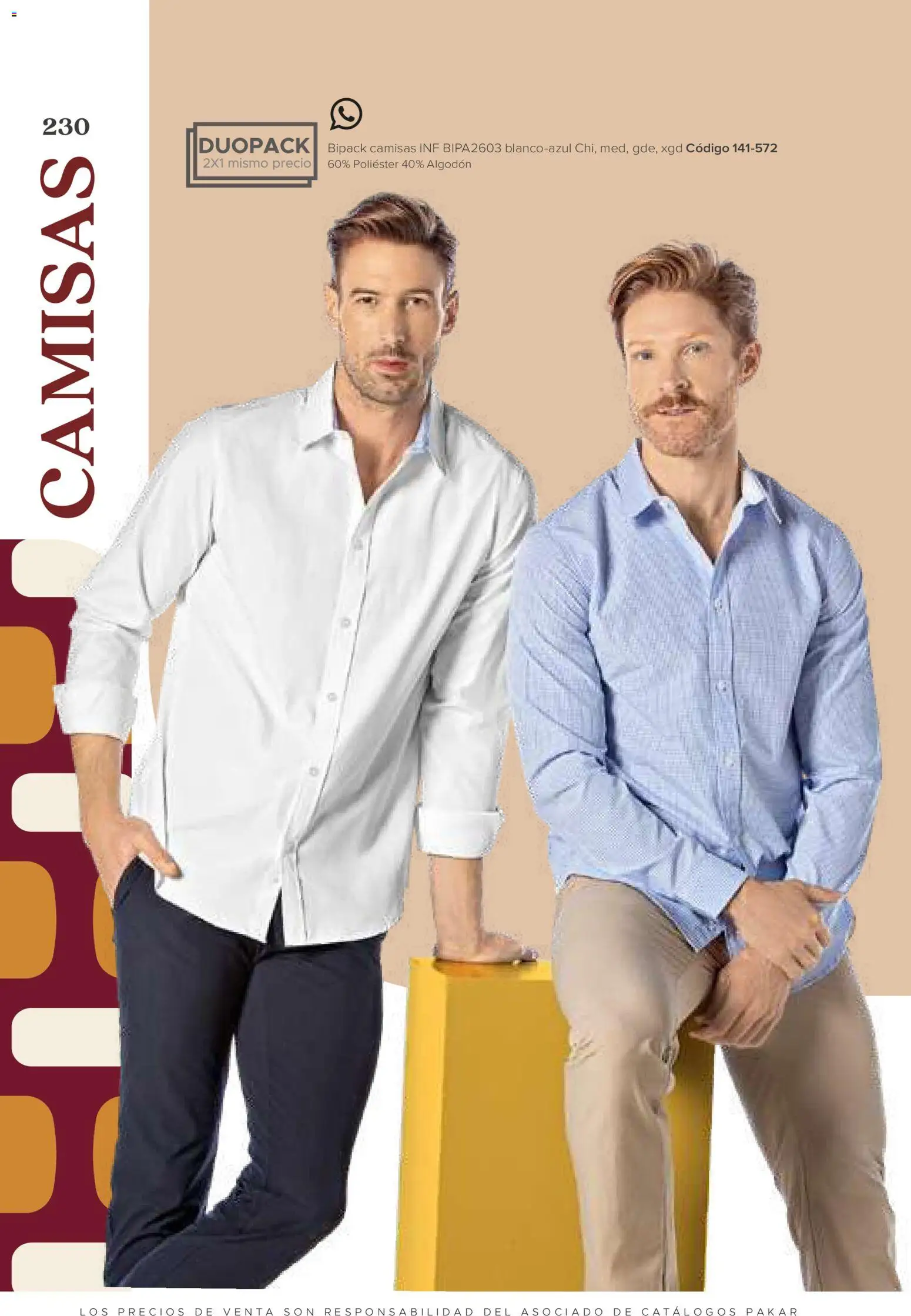 Vista previa las ofertas de la tienda SC Pakar - SC Pakar catálogo Ropa desde el 31/07/2026 