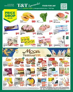 Un aperçu du dépliant T&T Supermarket weekly flyer / circulaire du magasin T&T Supermarket est valide à partir 18 sept. 2026