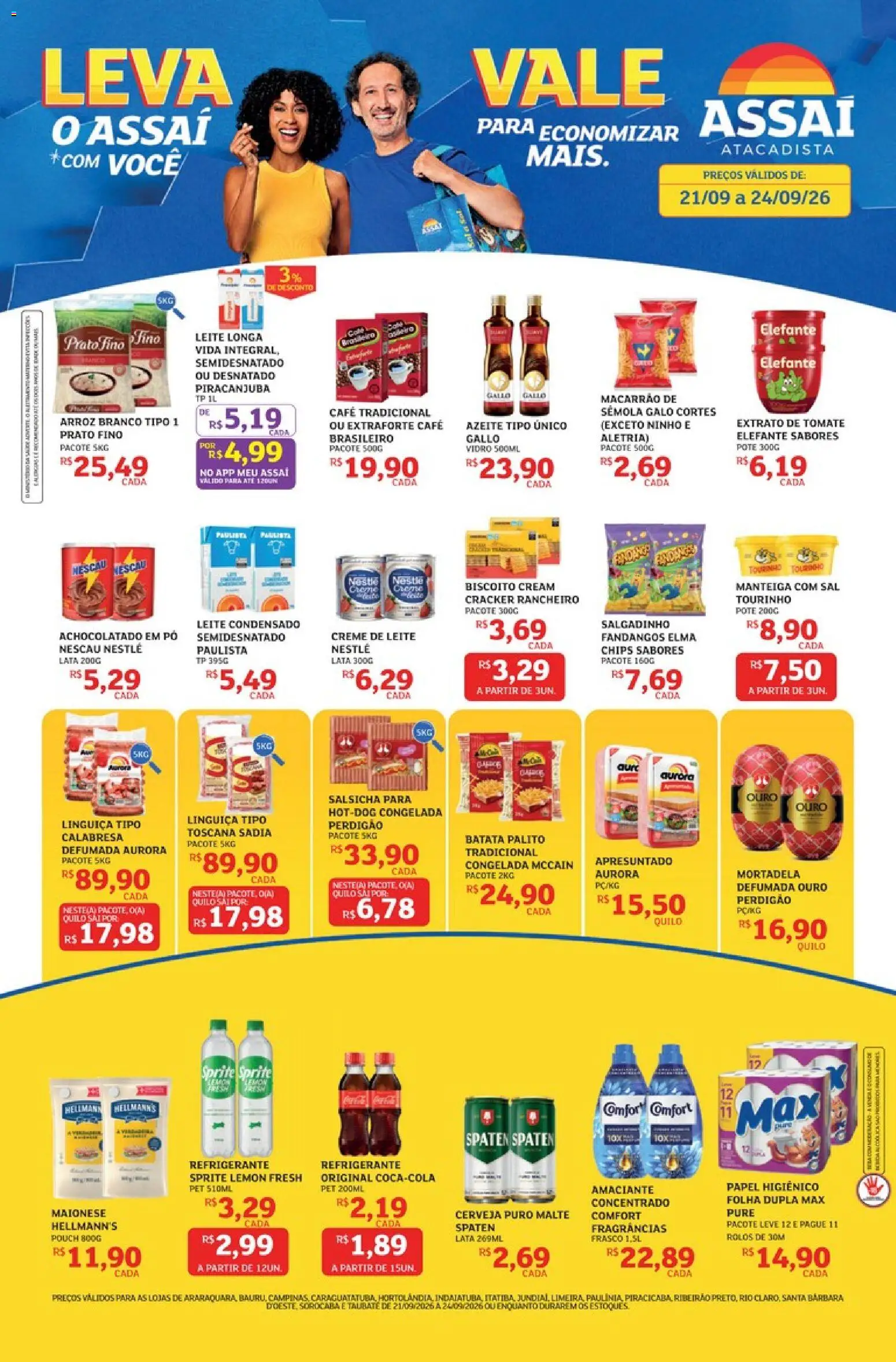 Pré-Visualização do folheto "Assaí Atacadista ofertas - SP" da loja Assaí Atacadista válido a partir de 21/09/2026