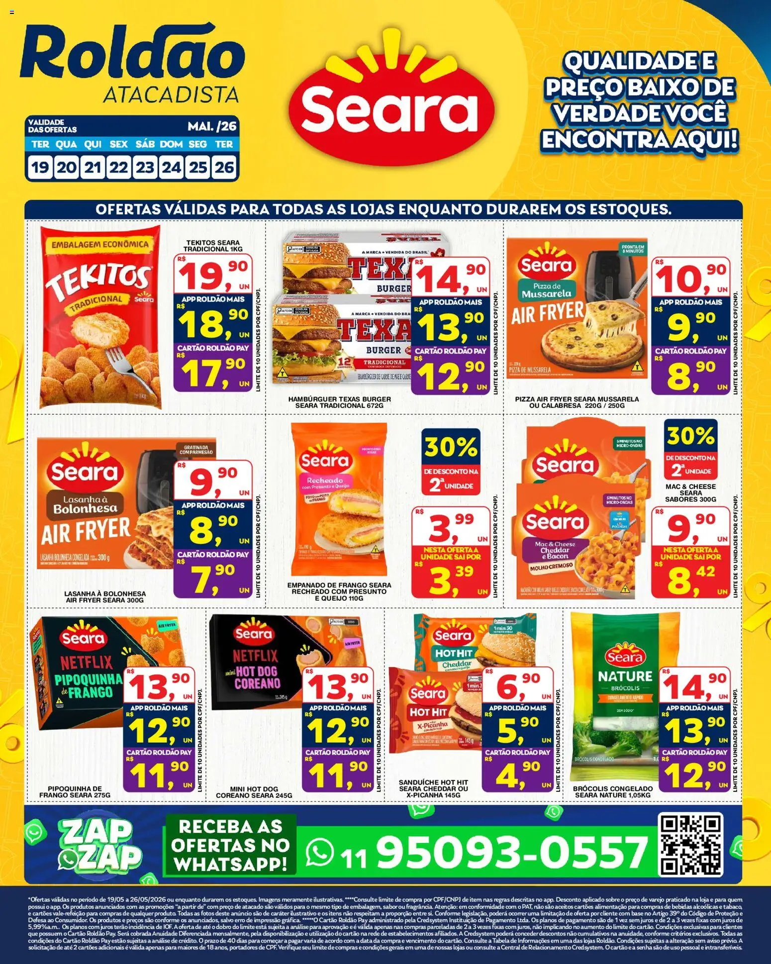 Pré-Visualização do folheto "Roldão ofertas Seara" da loja Roldão válido a partir de 19/05/2026