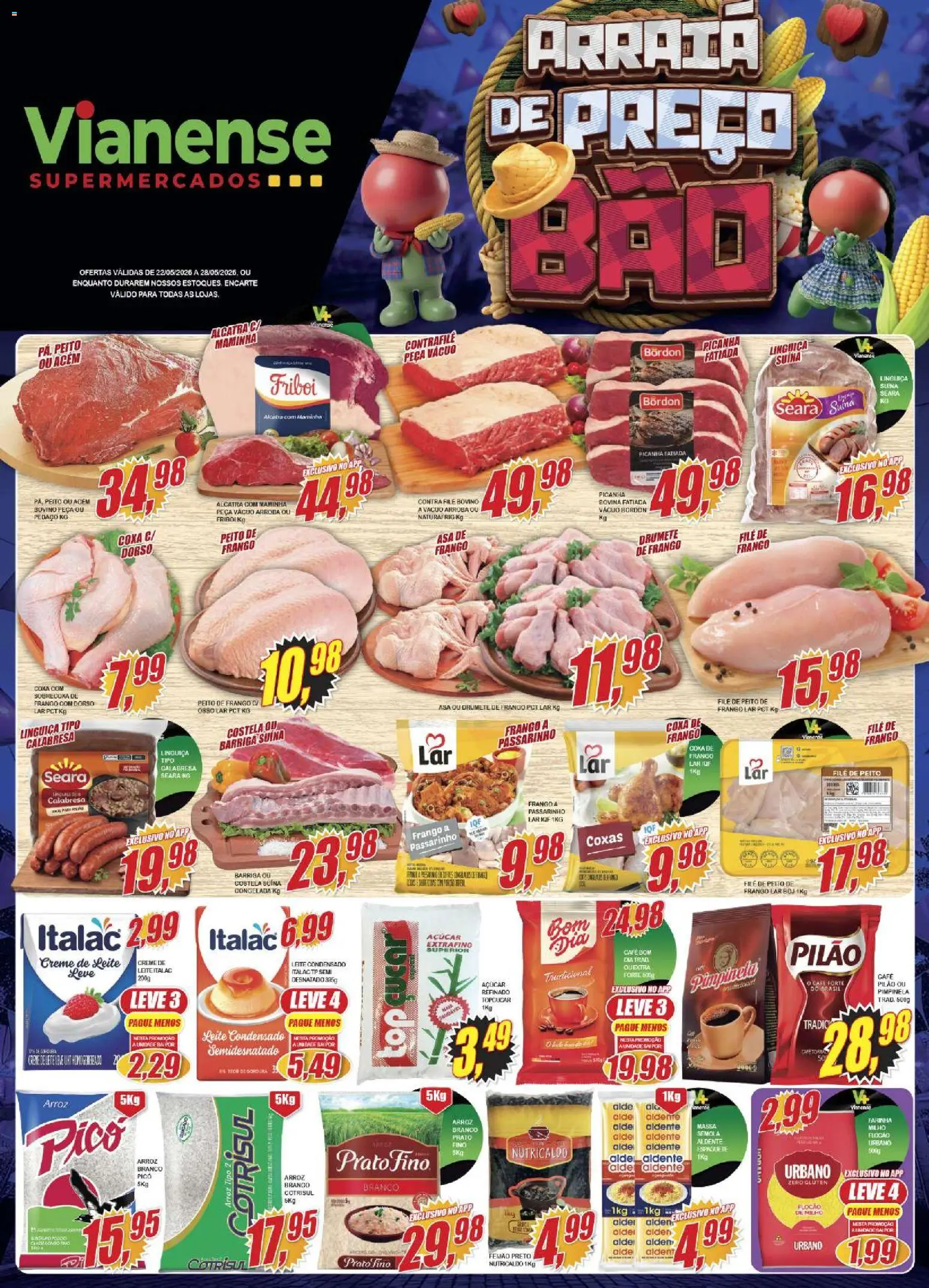Pré-Visualização do folheto "Vianense ofertas" da loja Vianense válido a partir de 22/05/2026
