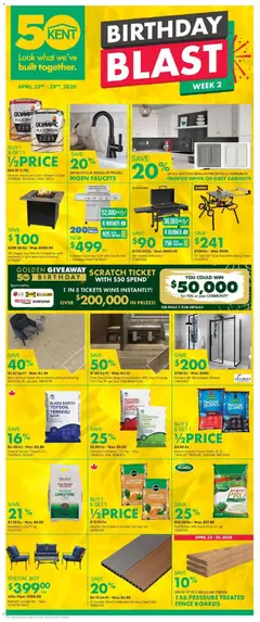 Un aperçu du dépliant Kent weekly flyer - NS du magasin Kent est valide à partir 23 avr. 2026