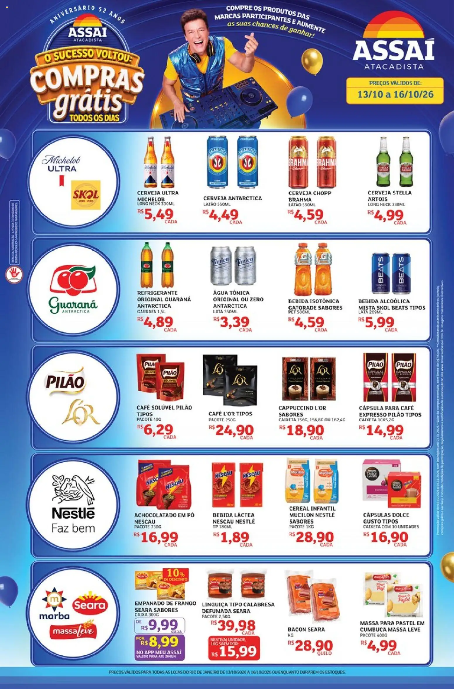 Pré-Visualização do folheto "Assaí Atacadista ofertas - RJ" da loja Assaí Atacadista válido a partir de 13/10/2026