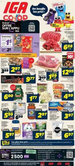 Preview of leaflet IGA weekly flyer / circulaire from shop IGA is valid from Sep 10, 2026