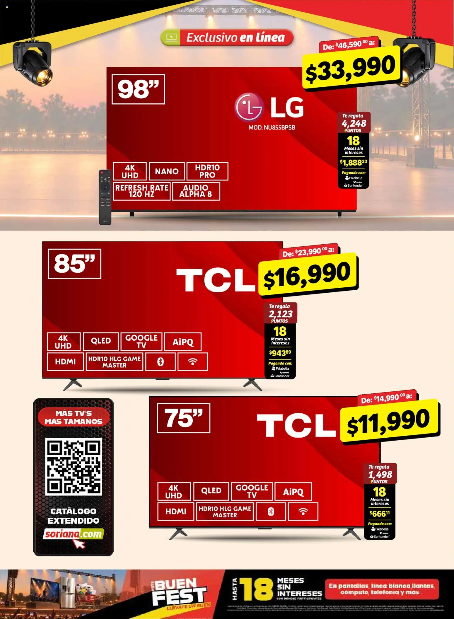 Vista previa las ofertas de la tienda Soriana - Soriana Buen Fest desde el 30/10/2026 