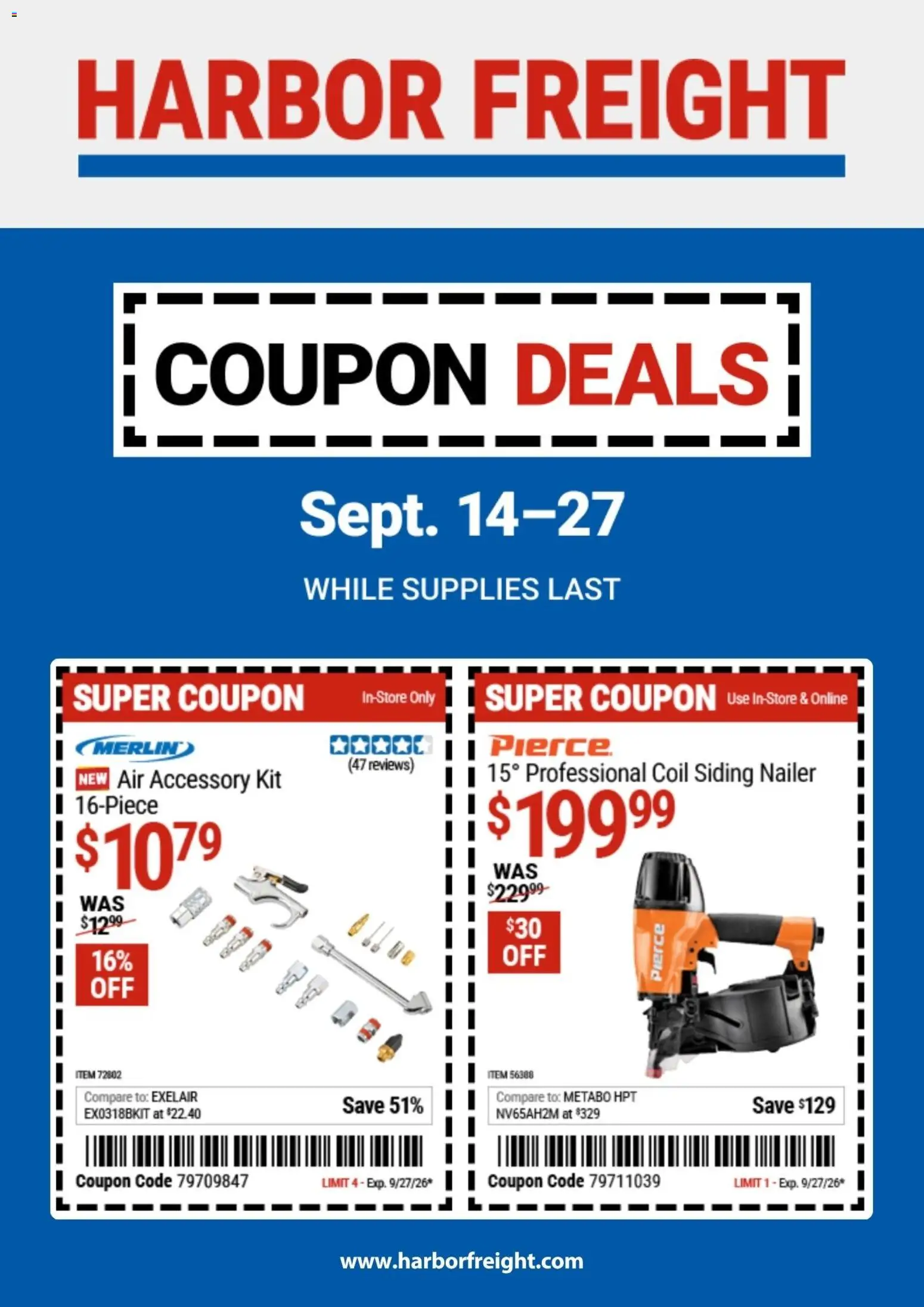 Ad Preview of Harbor Freight Harbor Freight Weekly Ad from 09/14/2026