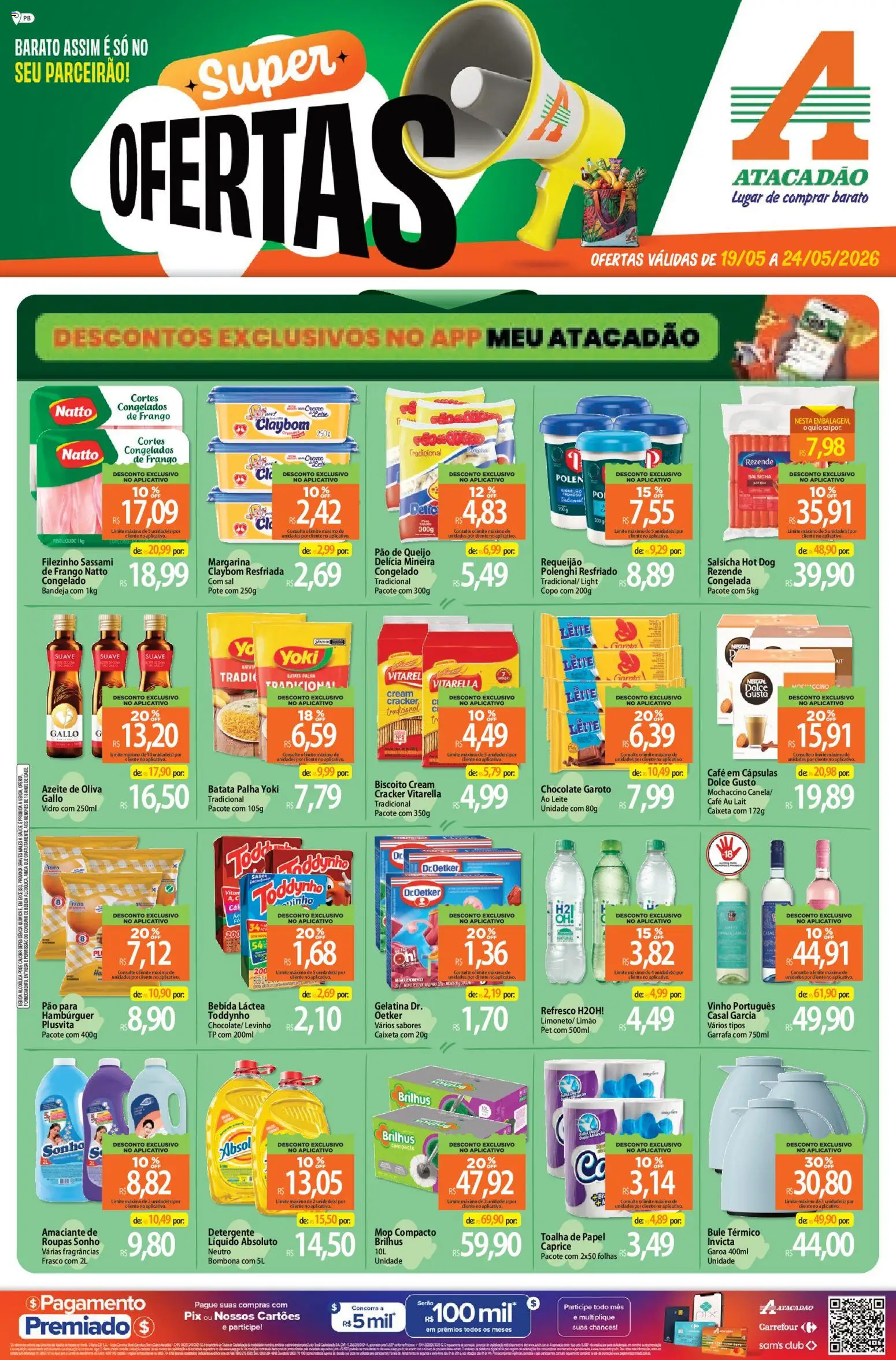 Pré-Visualização do folheto "Atacadão ofertas - PB" da loja Atacadão válido a partir de 19/05/2026