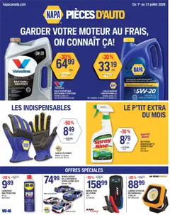 Un aperçu du dépliant NAPA Auto Parts circulaire du magasin NAPA Auto Parts est valide à partir 1 juill. 2026
