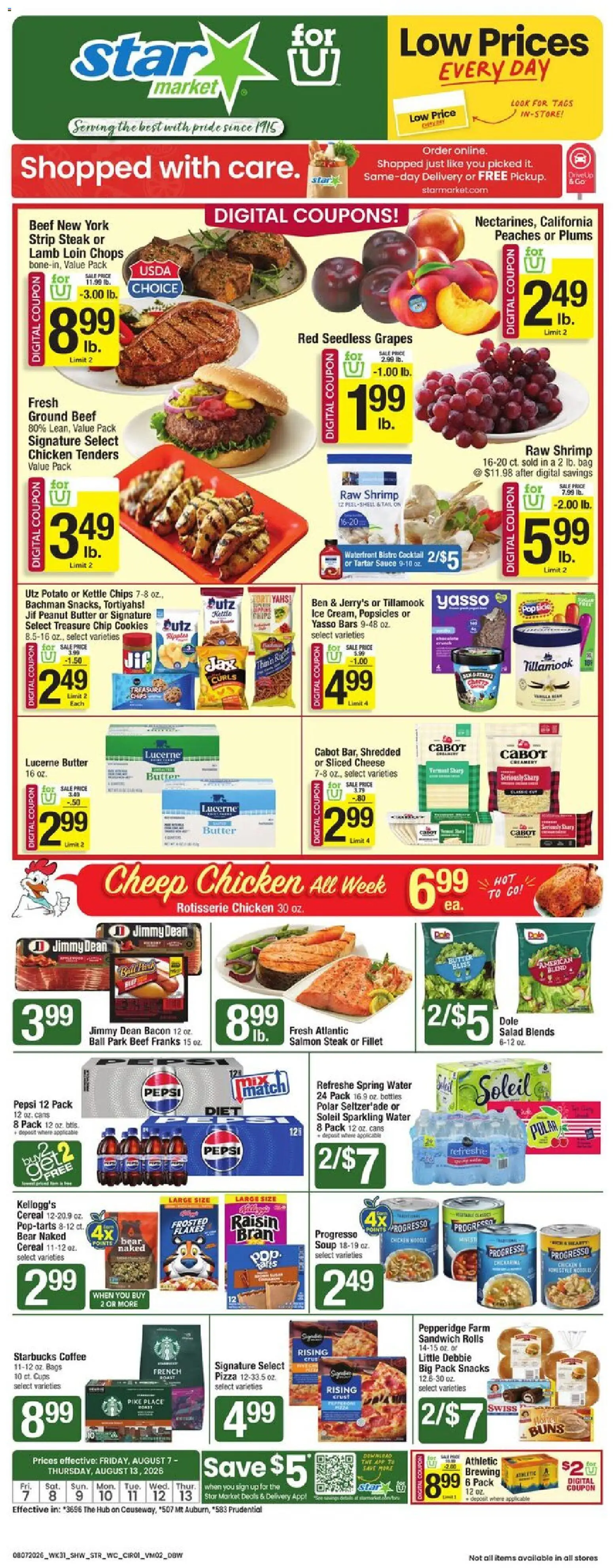 Ad Preview of Star Market Star Market Weekly Ad from 08/07/2026