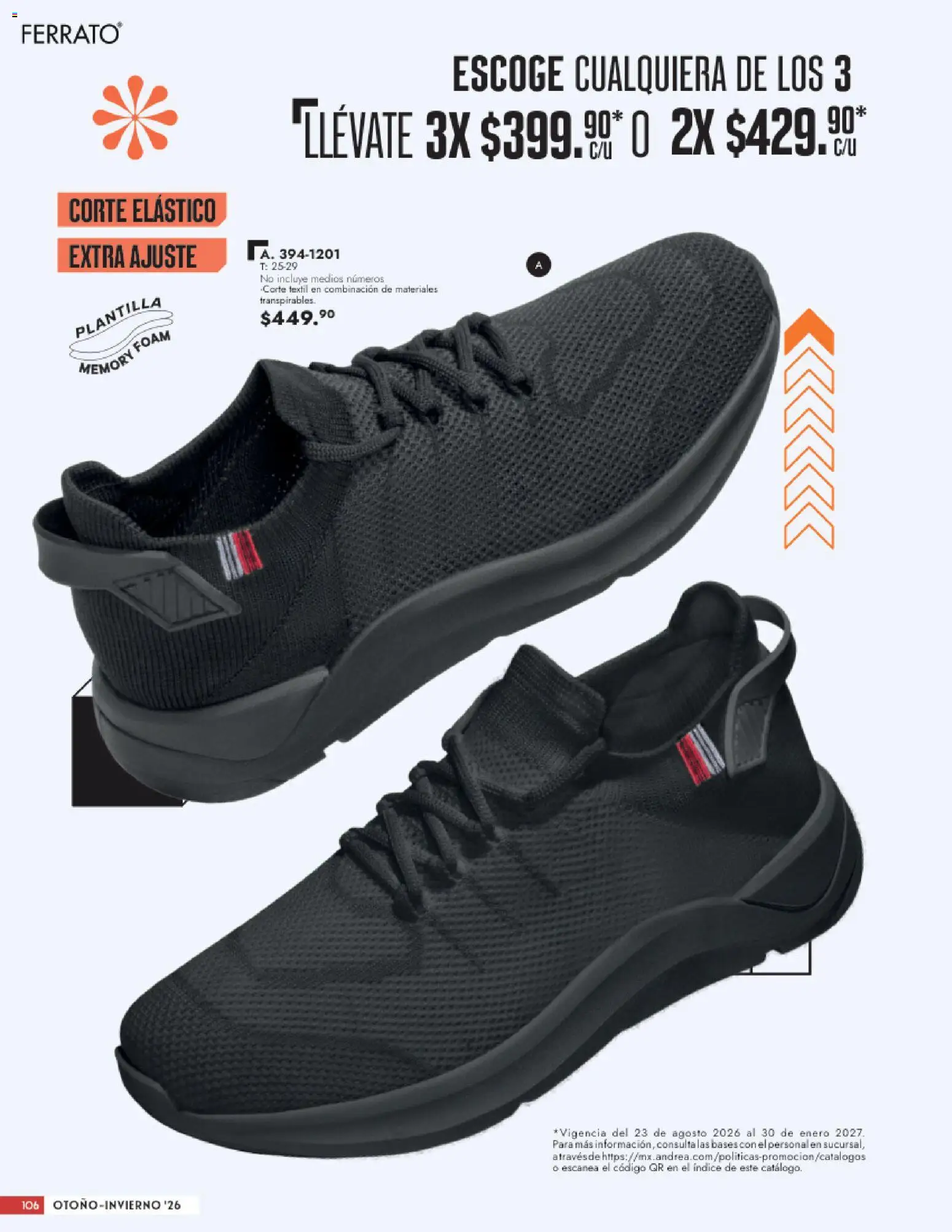 Vista previa las ofertas de la tienda Andrea - Andrea catálogo Calzado Caballero desde el 23/08/2026 
