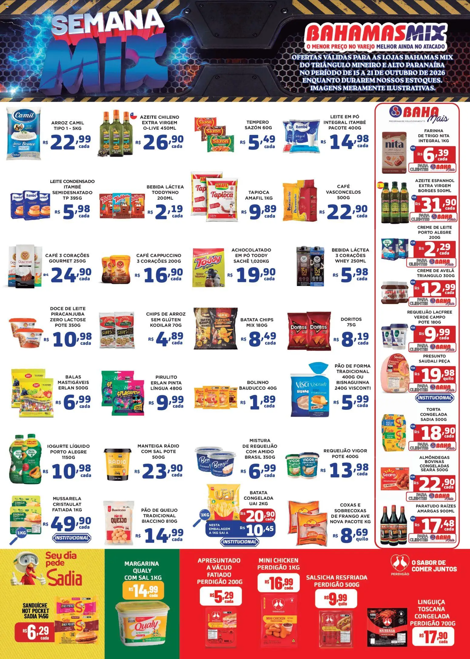 Pré-Visualização do folheto "Bahamas Mix - Ofertas da semana" da loja Bahamas Mix válido a partir de 15/10/2026