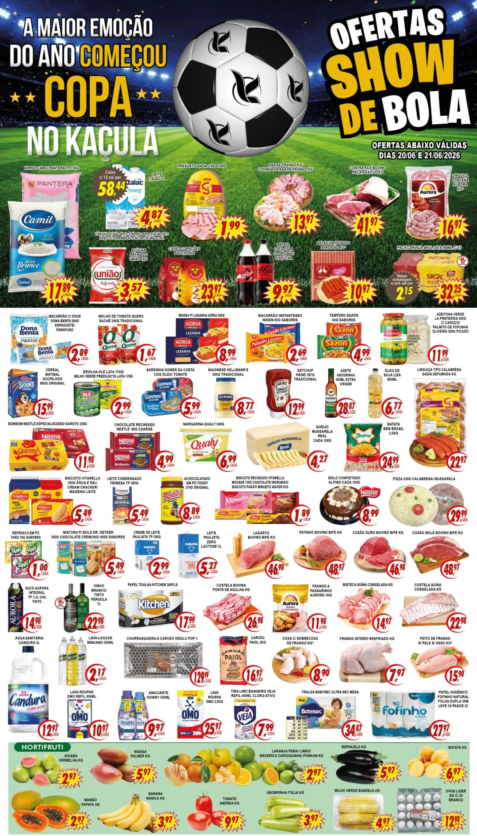 Pré-Visualização do folheto "Kaçula - Ofertas da semana" da loja Kaçula válido a partir de 20/06/2026