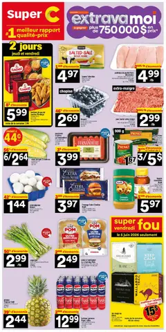 Preview of leaflet Super C weekly flyer / circulaire from shop Super C is valid from Jun 04, 2026