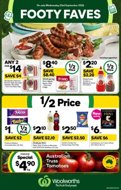 Preview of catalogue Woolworths catalogue TN from shop Woolworths valid 23/09/2026