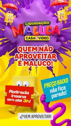 Pré-Visualização do folheto "Casa e Video ofertas" da loja Casa e Video válido a partir de 01/07/2026