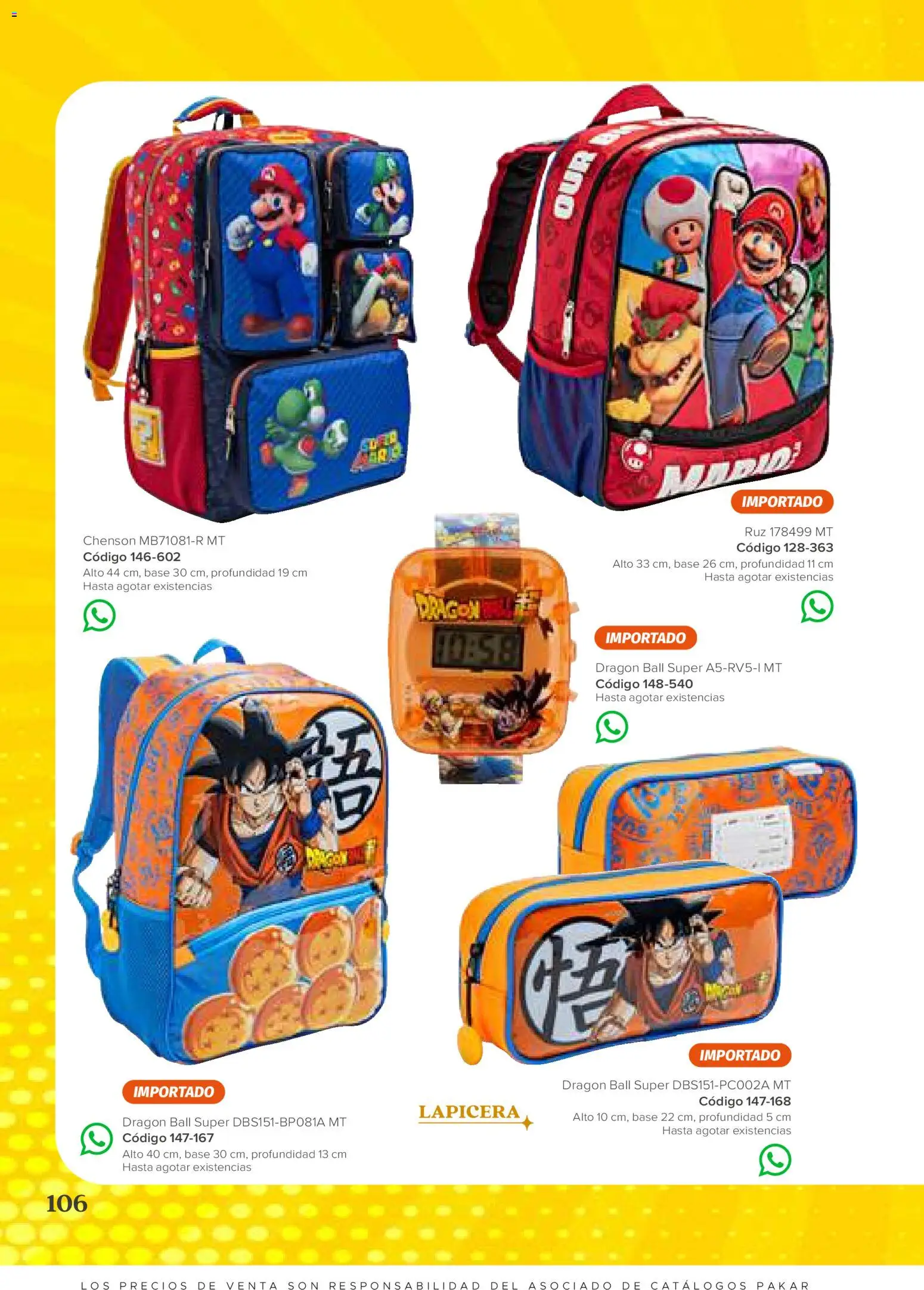 Vista previa las ofertas de la tienda SC Pakar - SC Pakar catálogo Niño desde el 31/07/2026 