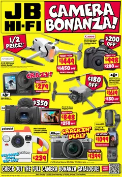 Preview of catalogue JB Hi-Fi catalogue Camera Bonanza from shop JB Hi-Fi valid 01/10/2026