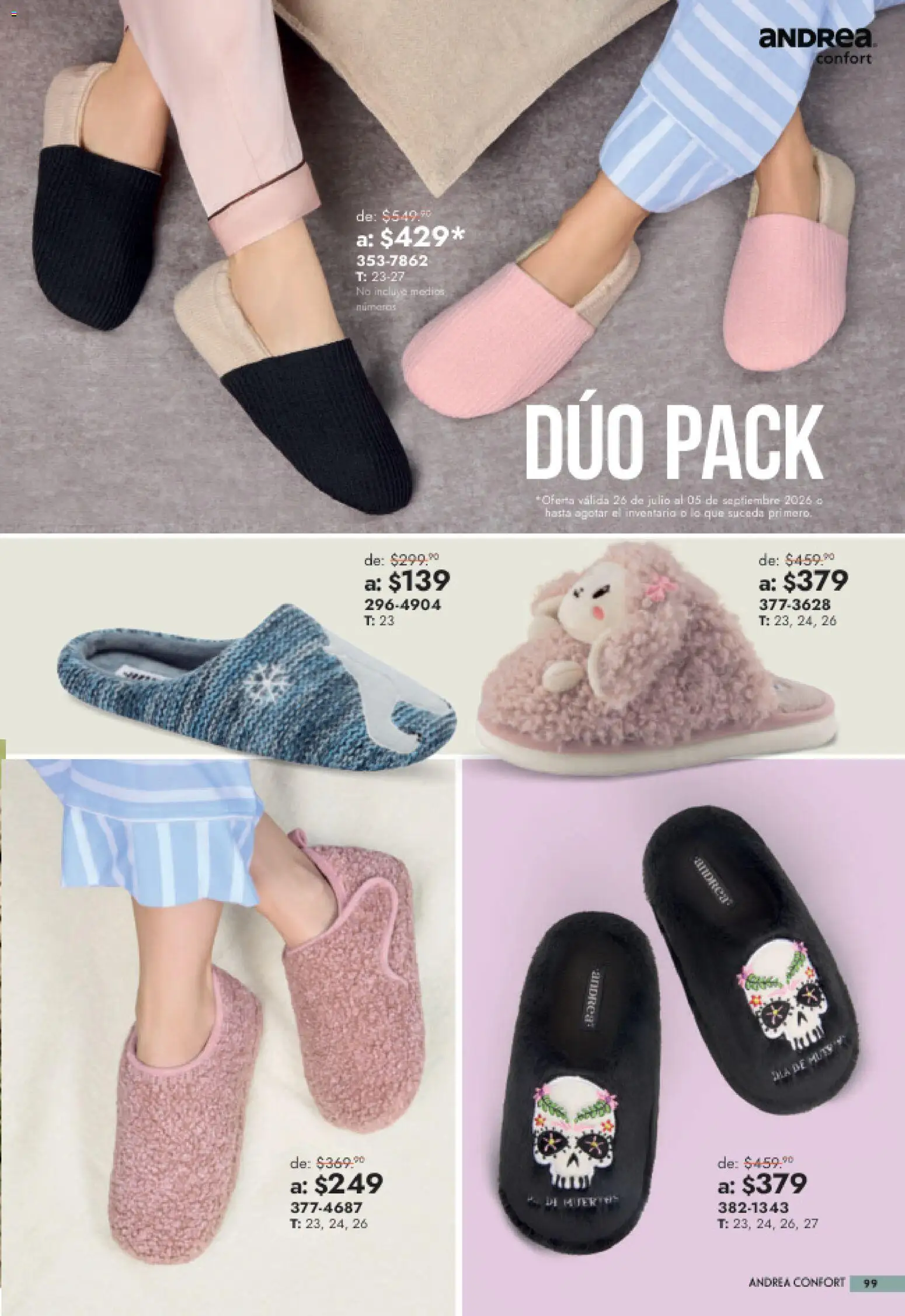 Vista previa las ofertas de la tienda Andrea - Andrea catálogo Outlet desde el 26/07/2026 