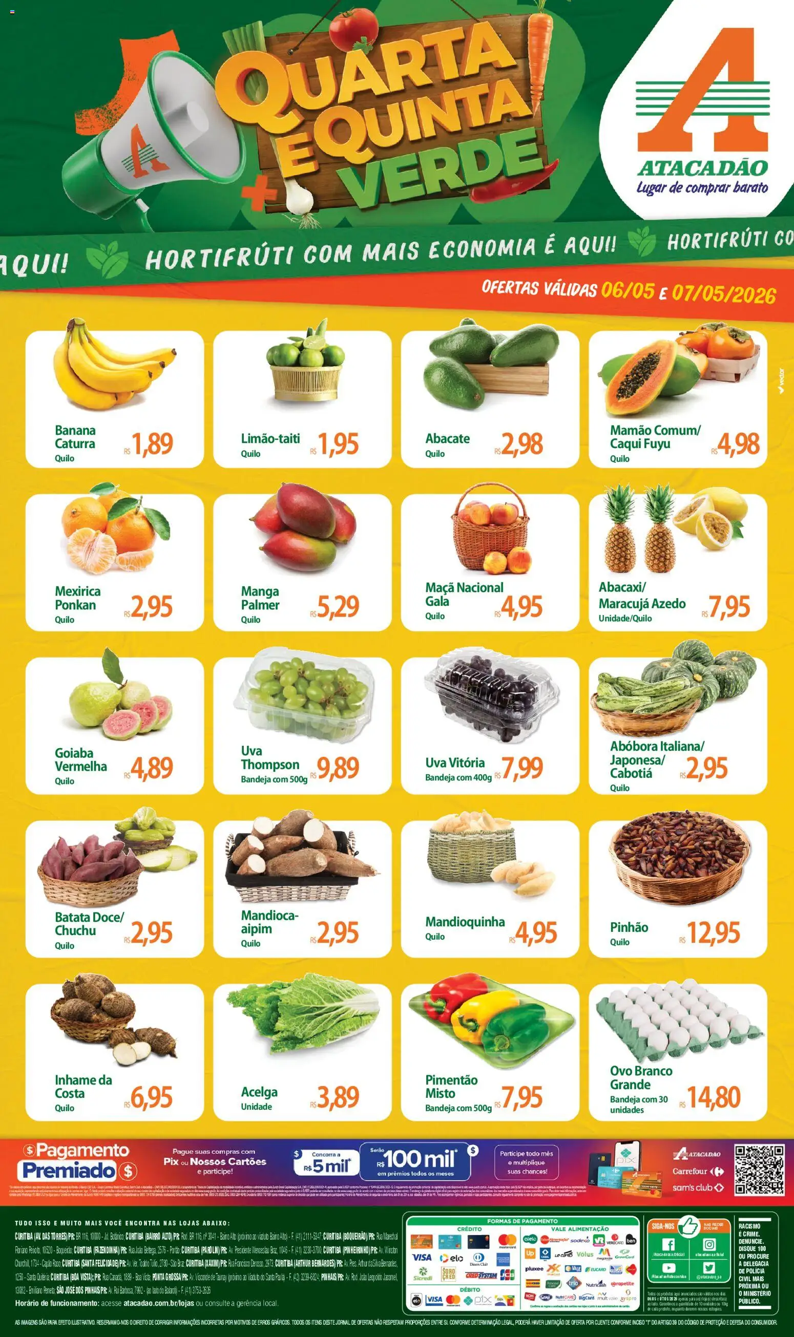 Pré-Visualização do folheto "Atacadão ofertas - PR" da loja Atacadão válido a partir de 06/05/2026