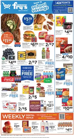 Ad Preview of Fry's Food Fry's Food Weekly Ad from 07/29/2026