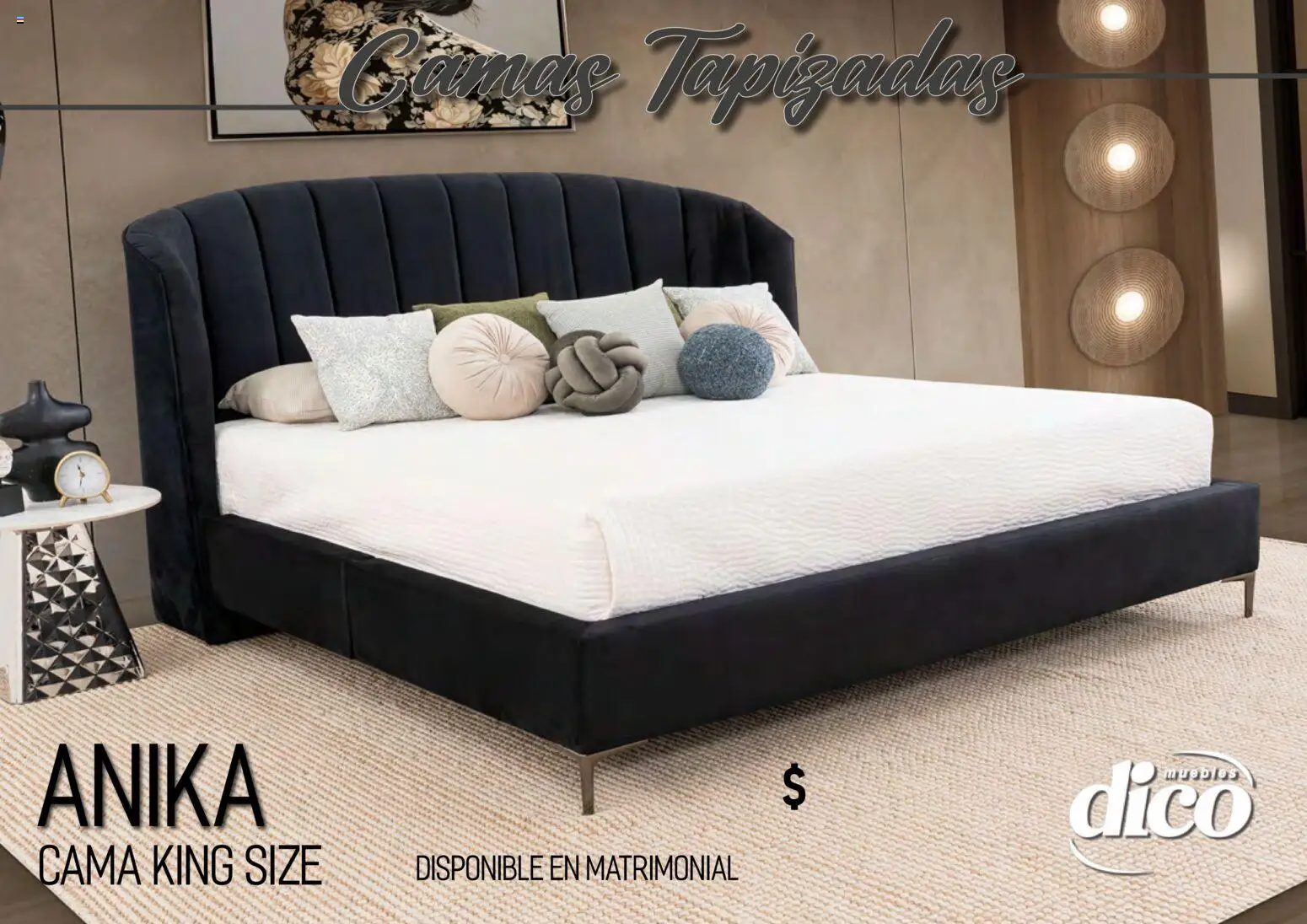 Vista previa las ofertas de la tienda Muebles Dico - Muebles Dico catálogo Camas tapizadas desde el 01/04/2026 - Cama