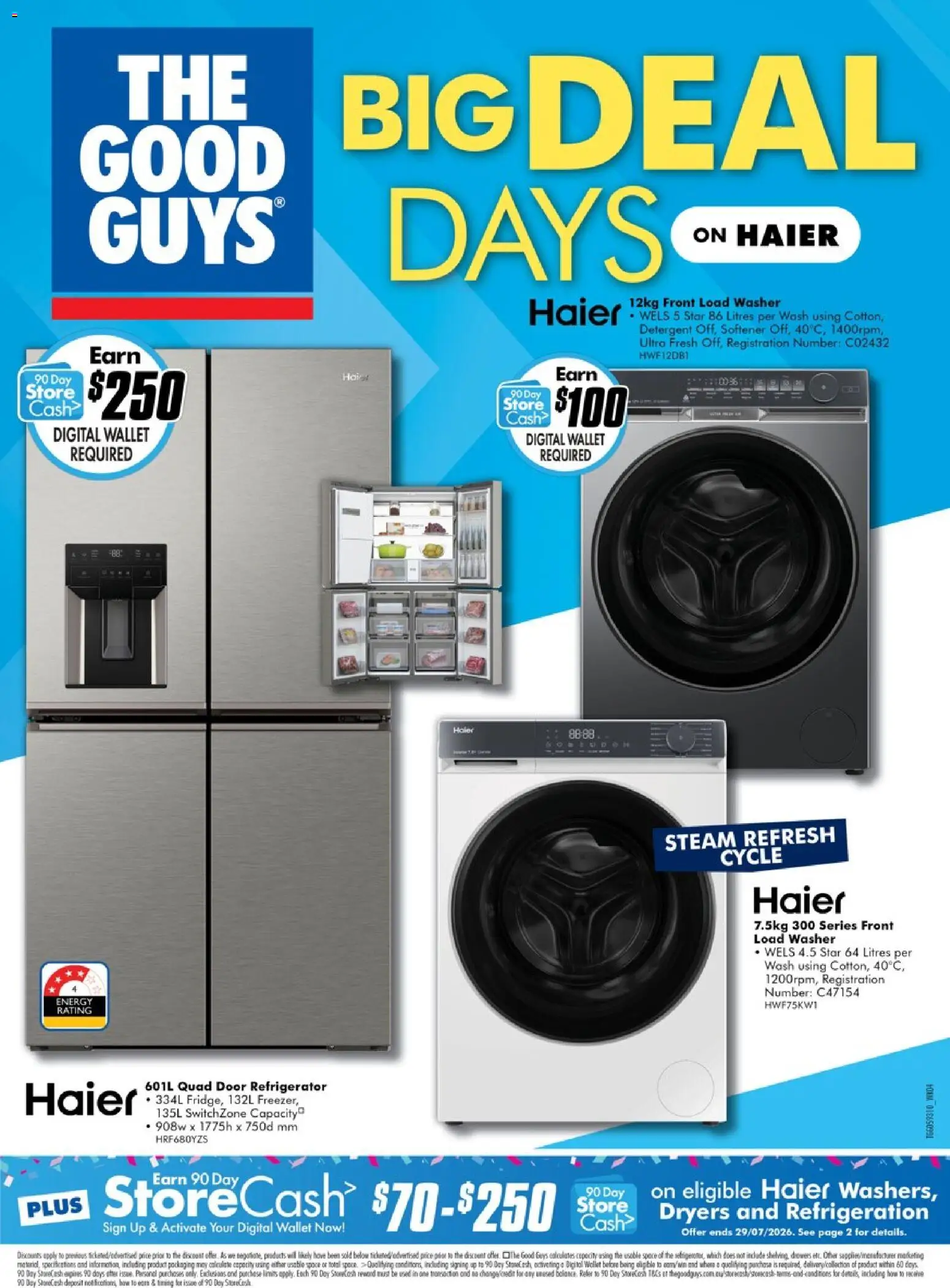 Preview of catalogue The Good Guys Haier from shop The Good Guys valid 22/07/2026
